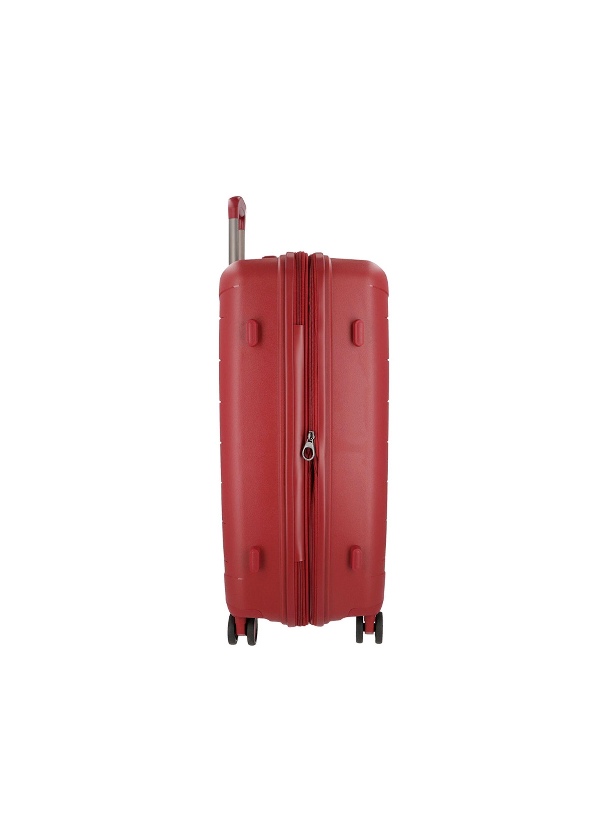 Maleta Mediana Saxoline Moonstone Rojo-5