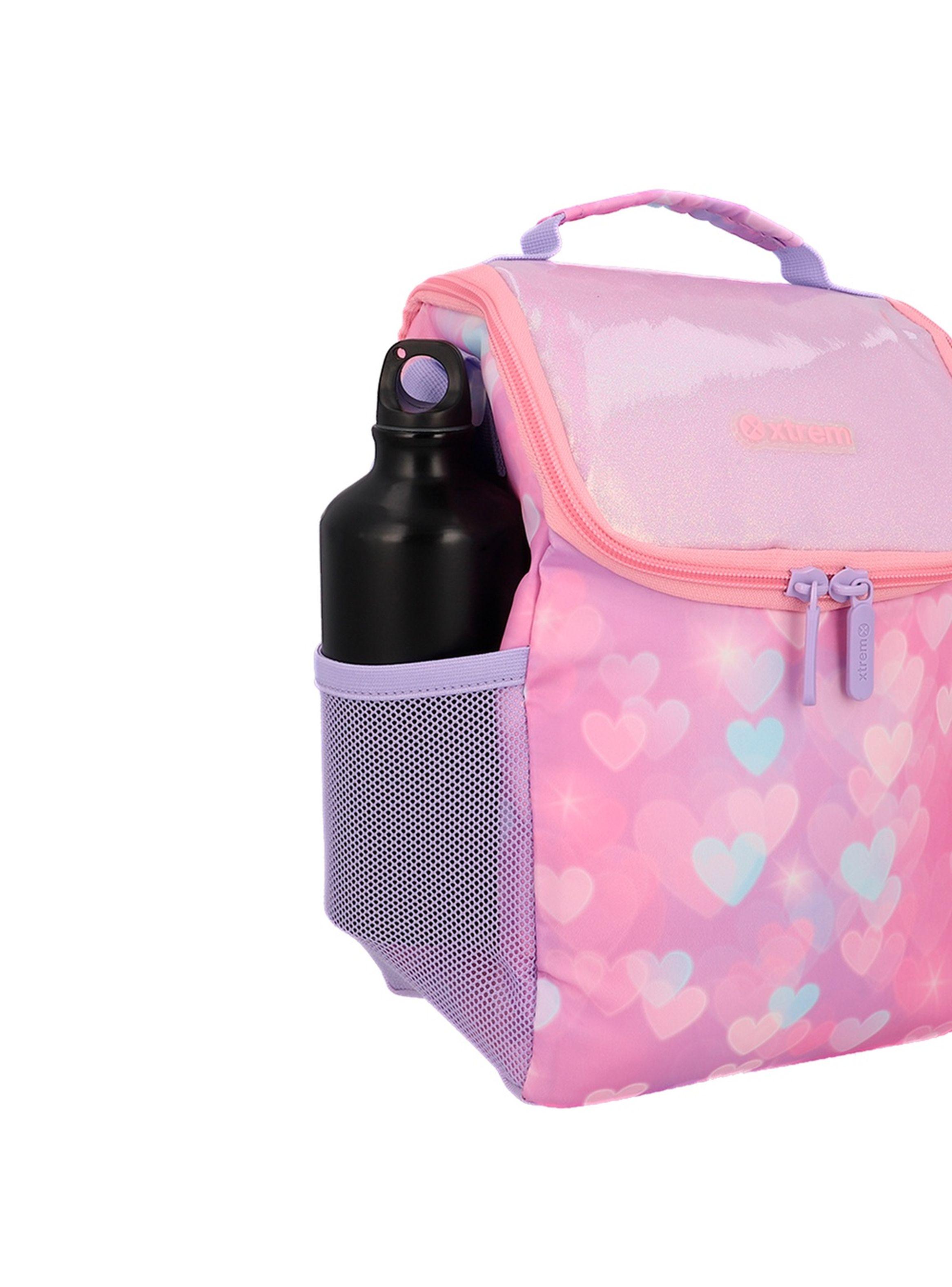 Lonchera Térmica Xtrem Froster 6XT Corazones Rosado-6