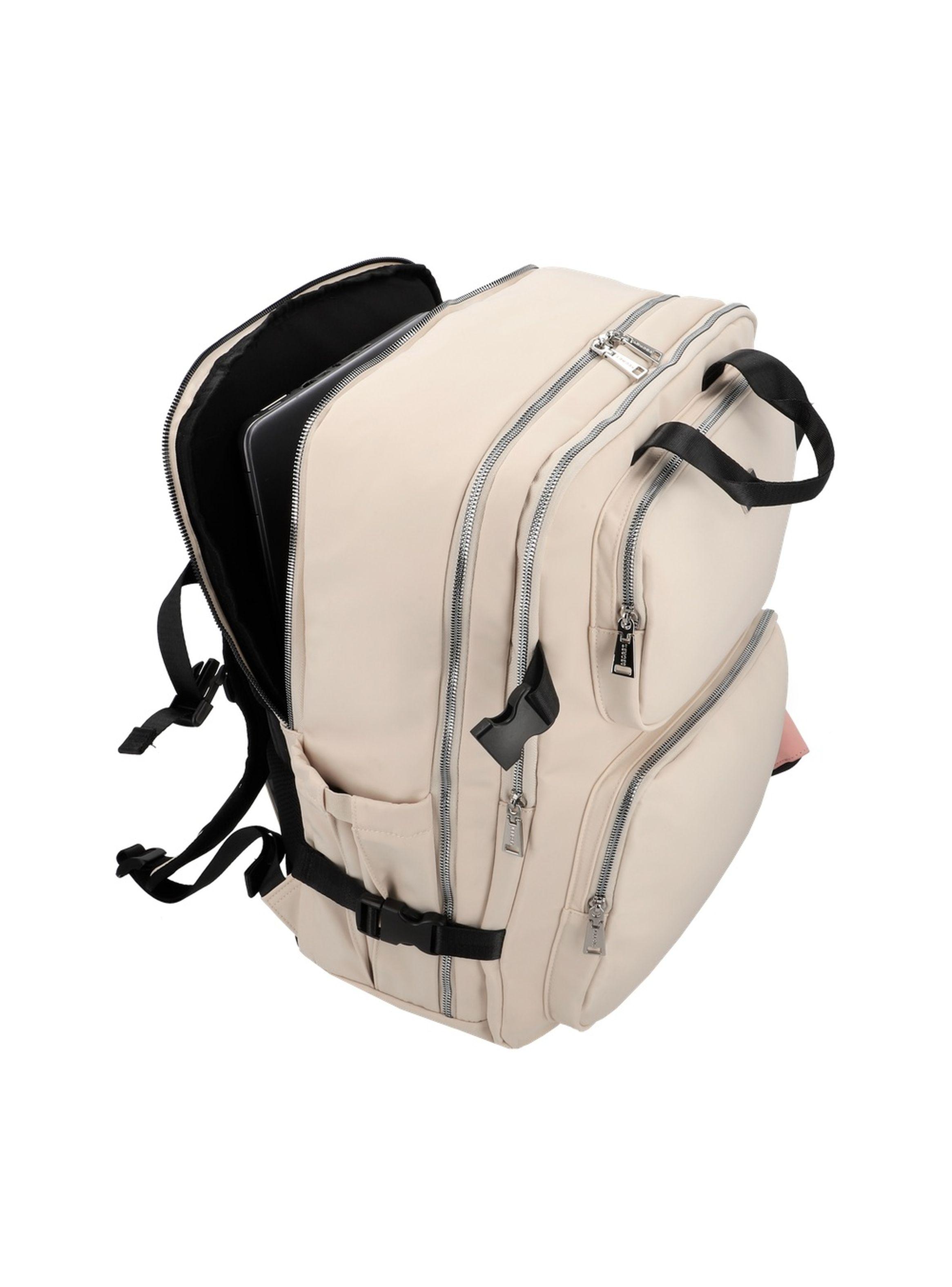 Mochila de Viaje Secret Candelaria SC6 Beige 16"-3