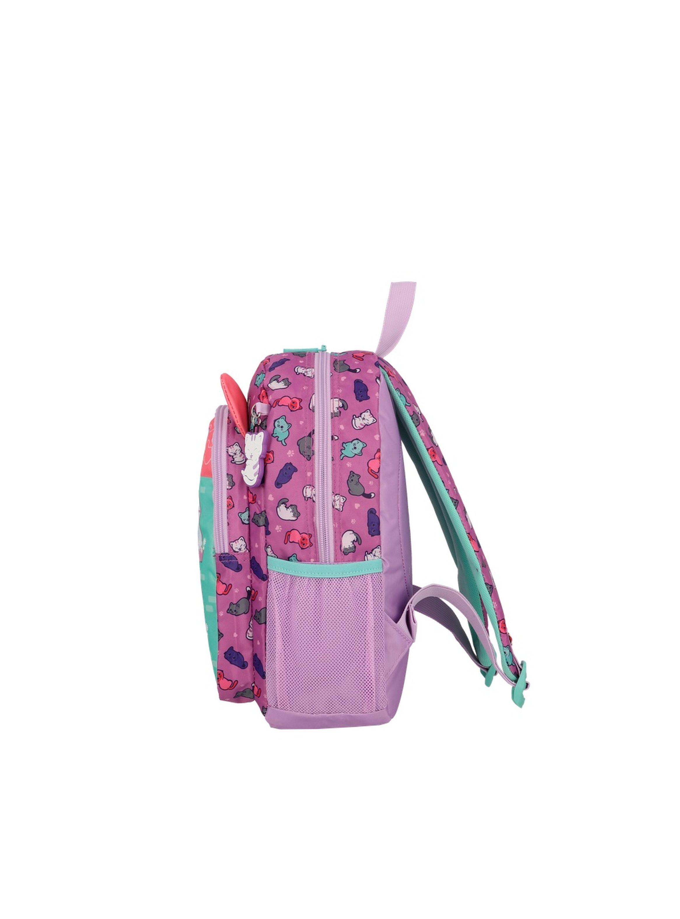 Mochila Xtrem Kinder 6XT Gatos Morado-4