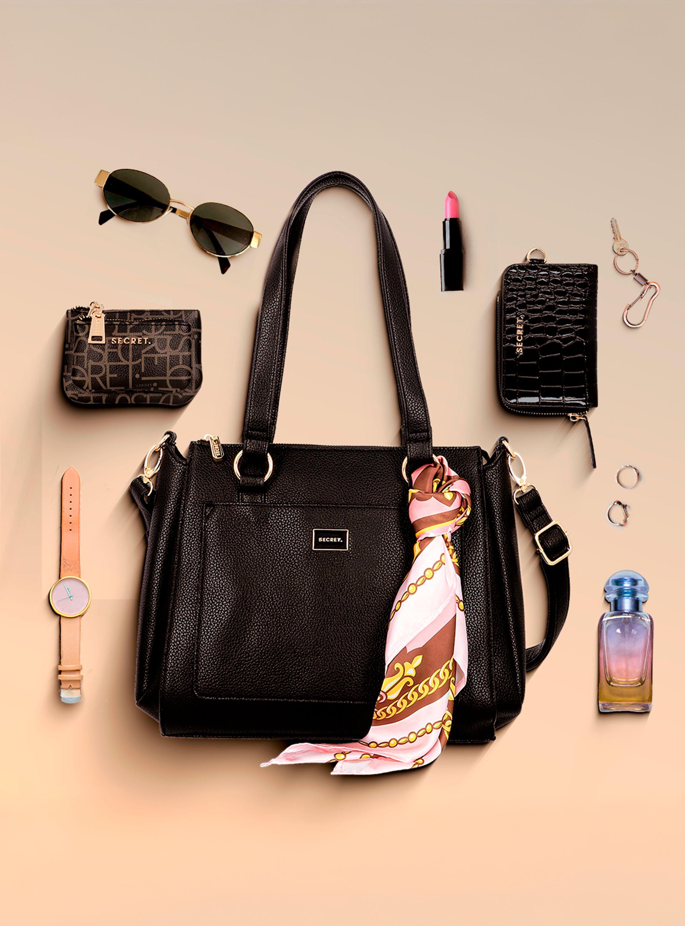 Cartera de hombro Secret Riga FW25 L Negro-1