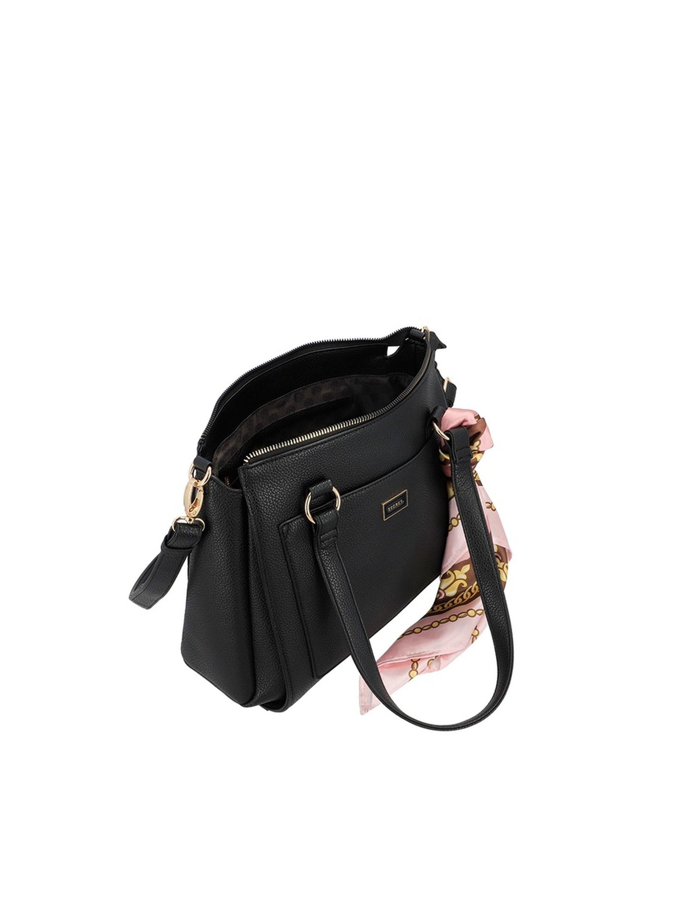 Cartera de hombro Secret Riga FW25 L Negro-4