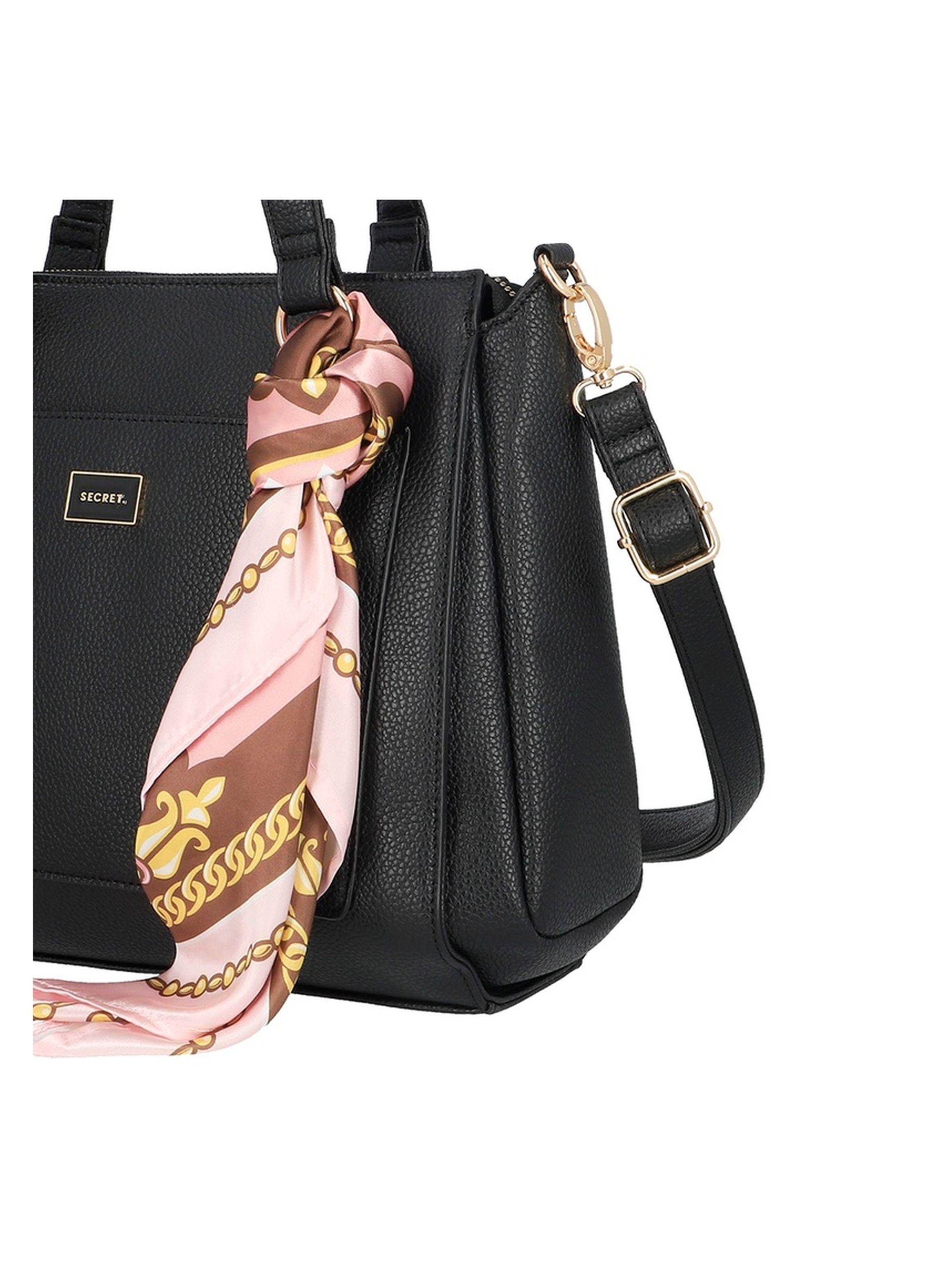 Cartera de hombro Secret Riga FW25 L Negro-5