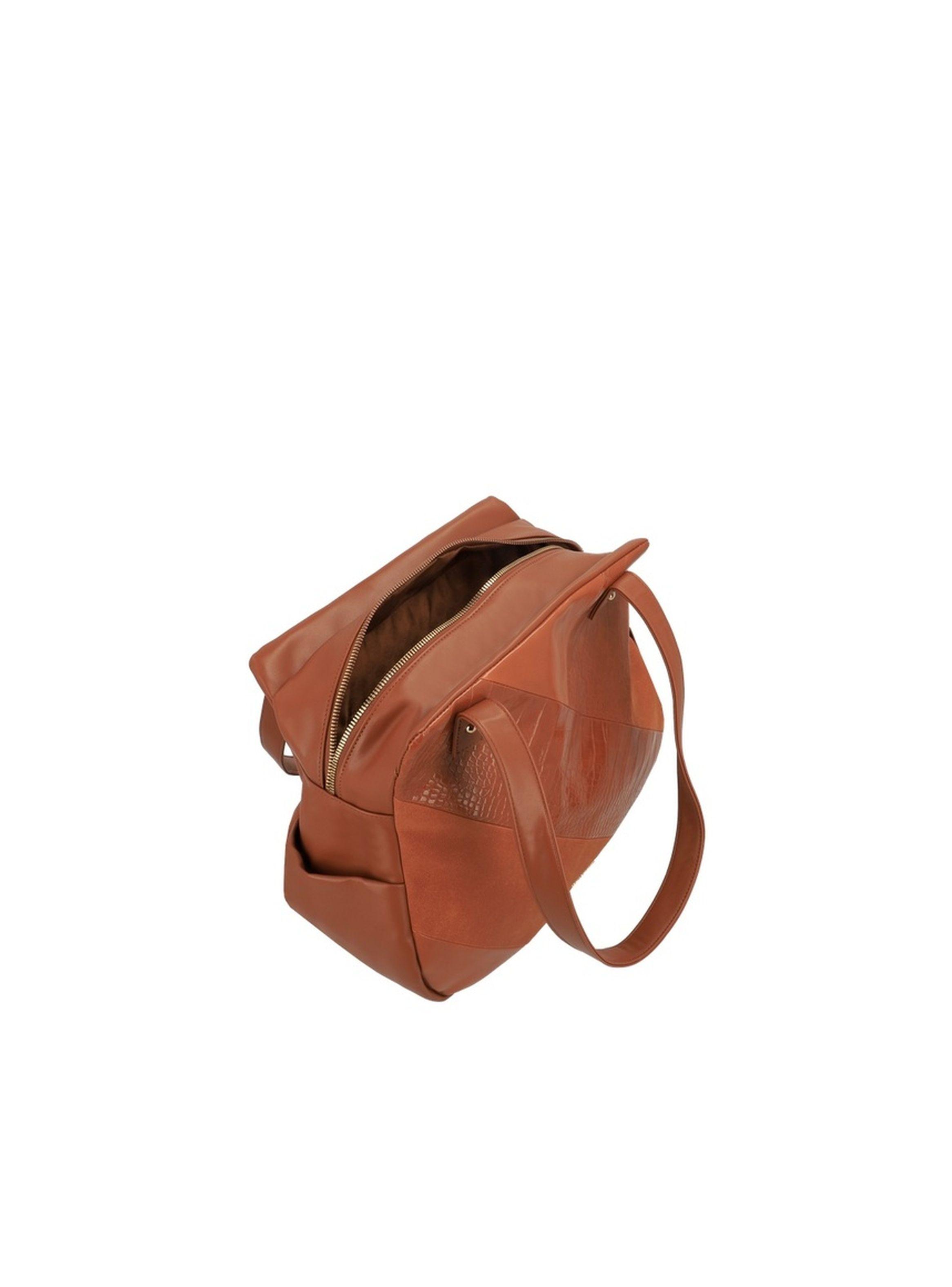 Cartera de hombro Secret Ede FW25 L Café Medio-3