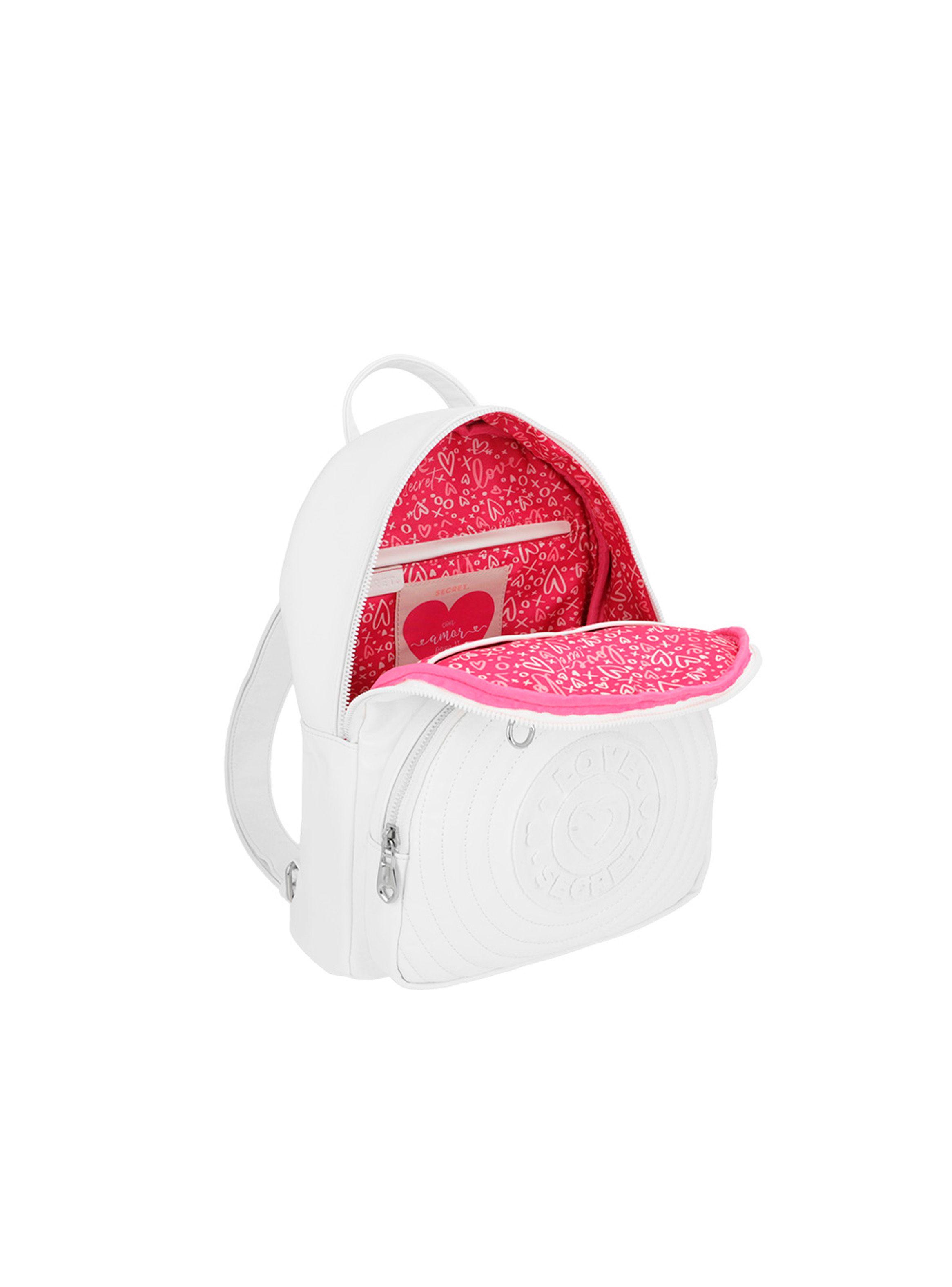 Mochila Secret Love 2 FW24 Blanco M-3