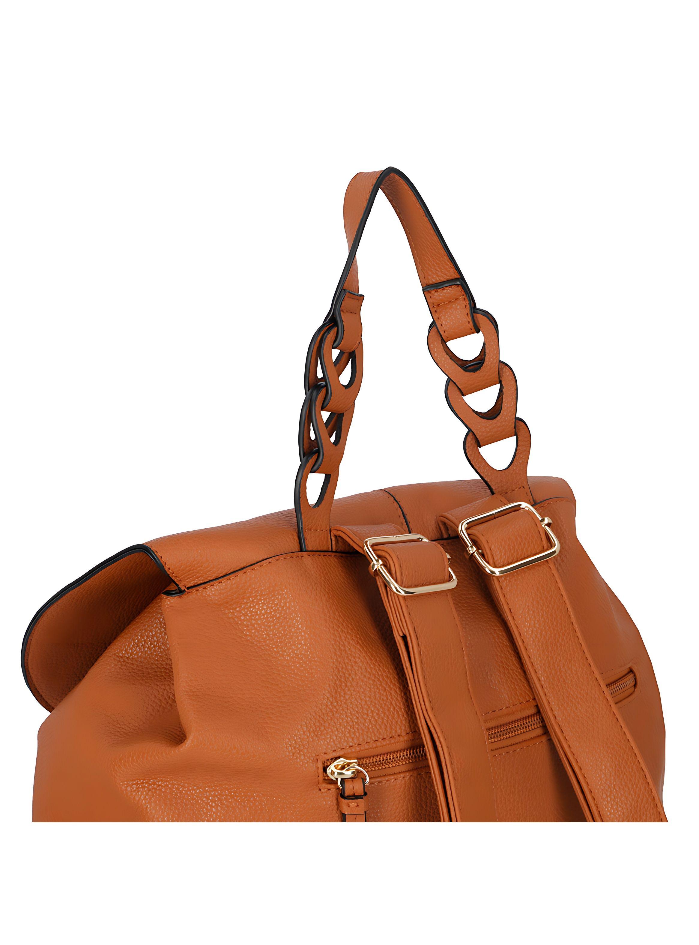 Mochila Secret Sydney FW24 Café L-4