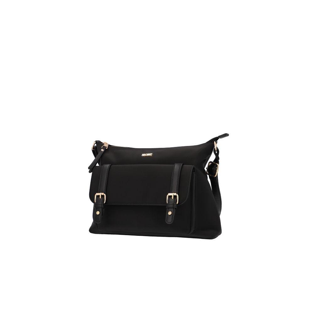 Cartera Holanda Casual Negro Secret M-0