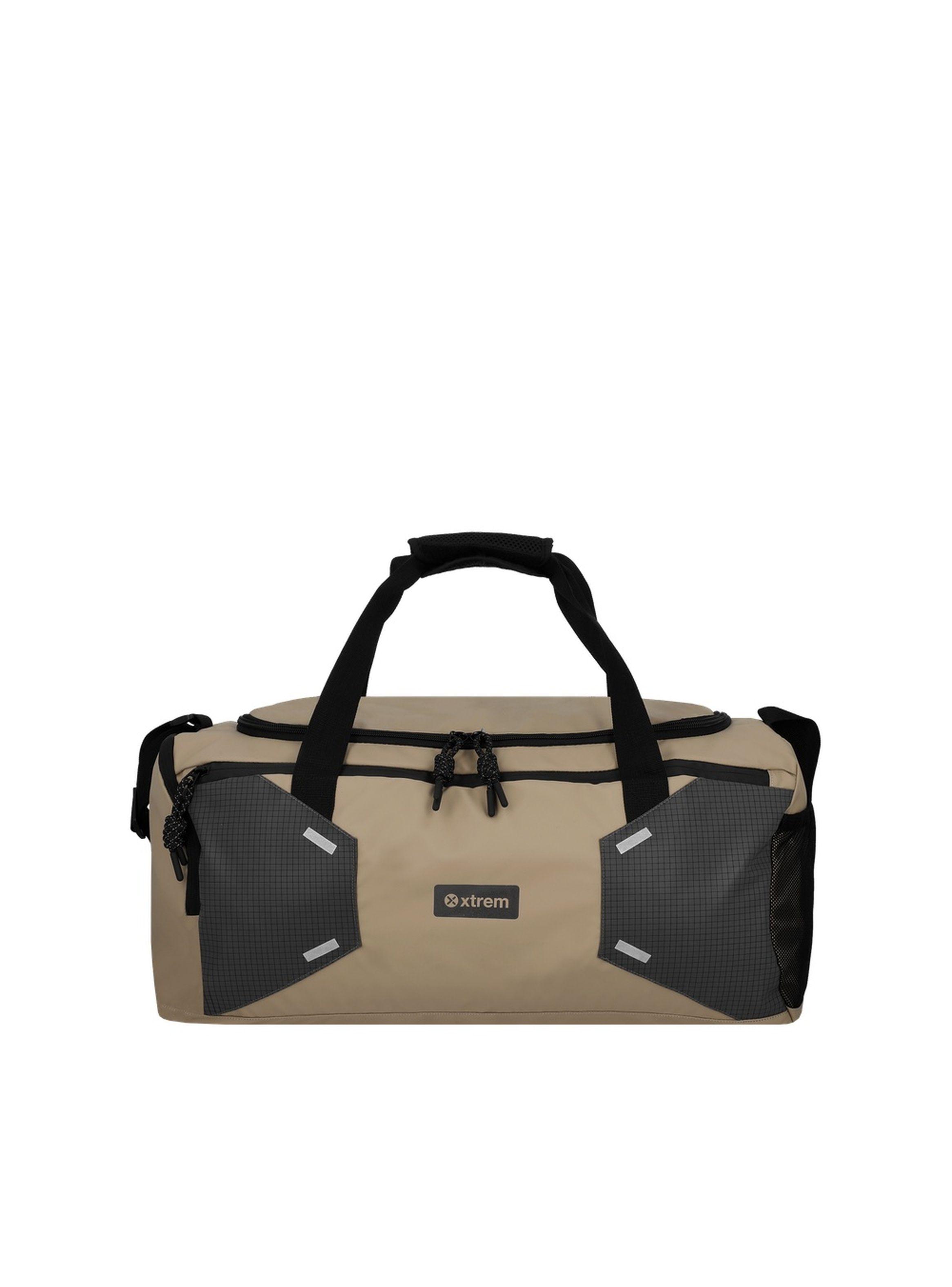 Bolso Deportivo de Hombre Xtrem Rider 3XT Mediano Beige-0