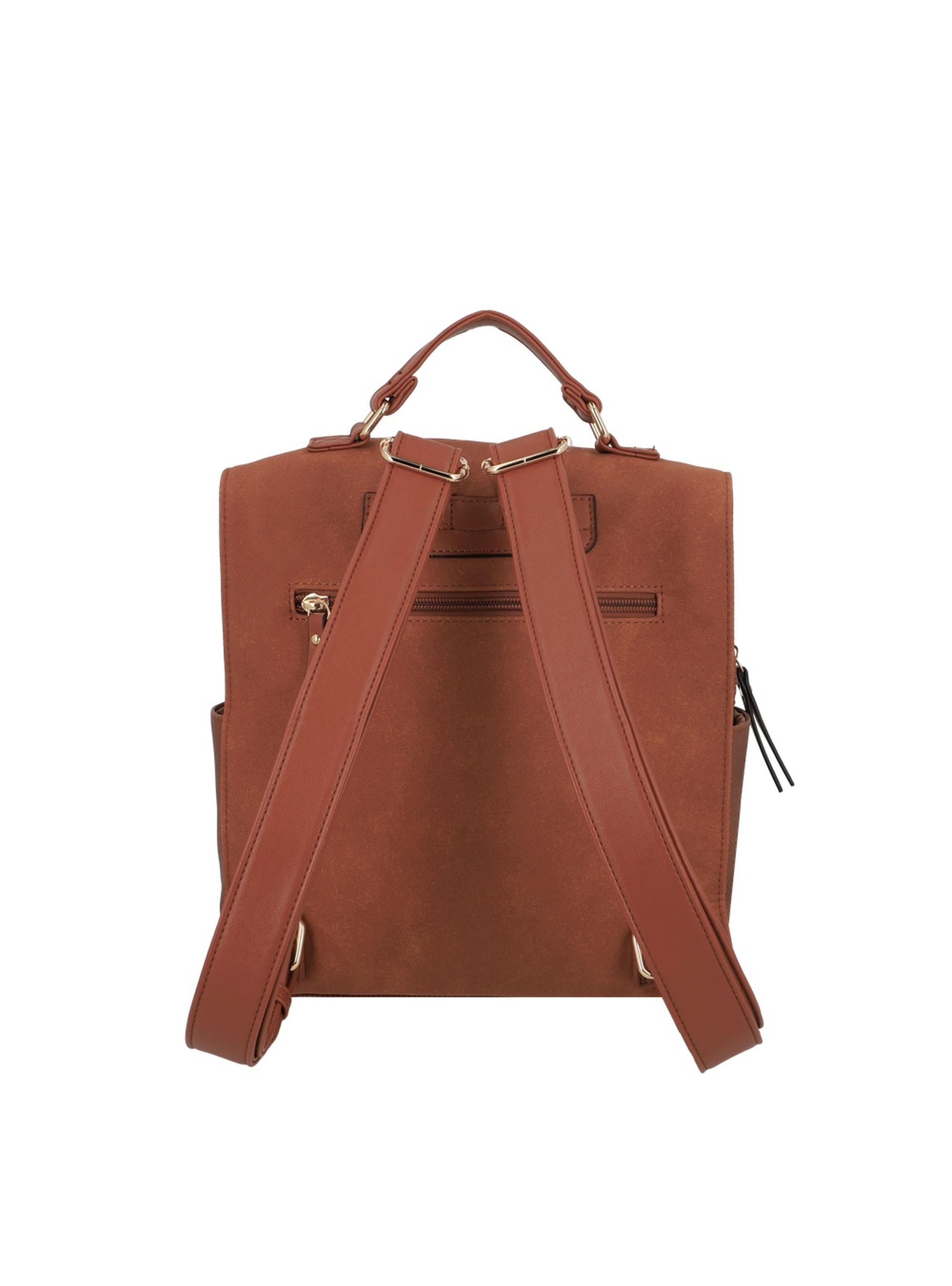 Mochila Secret Manhattan SC6 M Café Oscuro-2