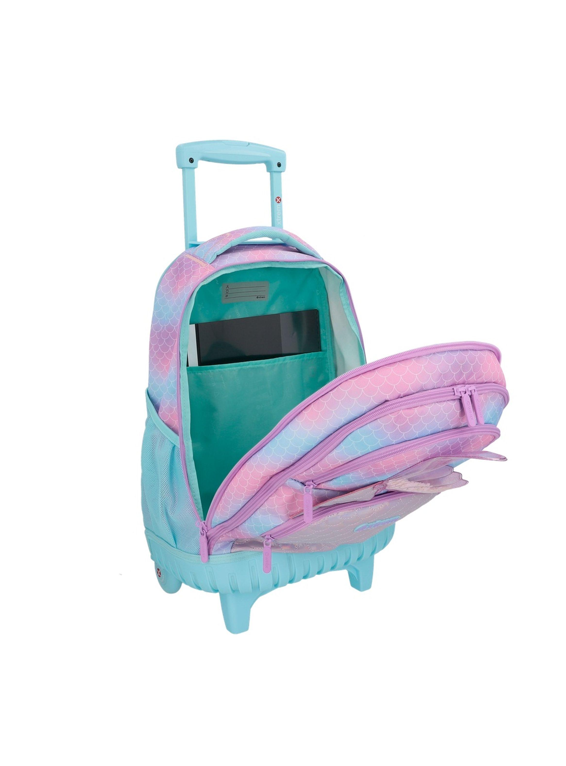 Mochila con ruedas Xtrem Cross 6XT Sirena Lila-3
