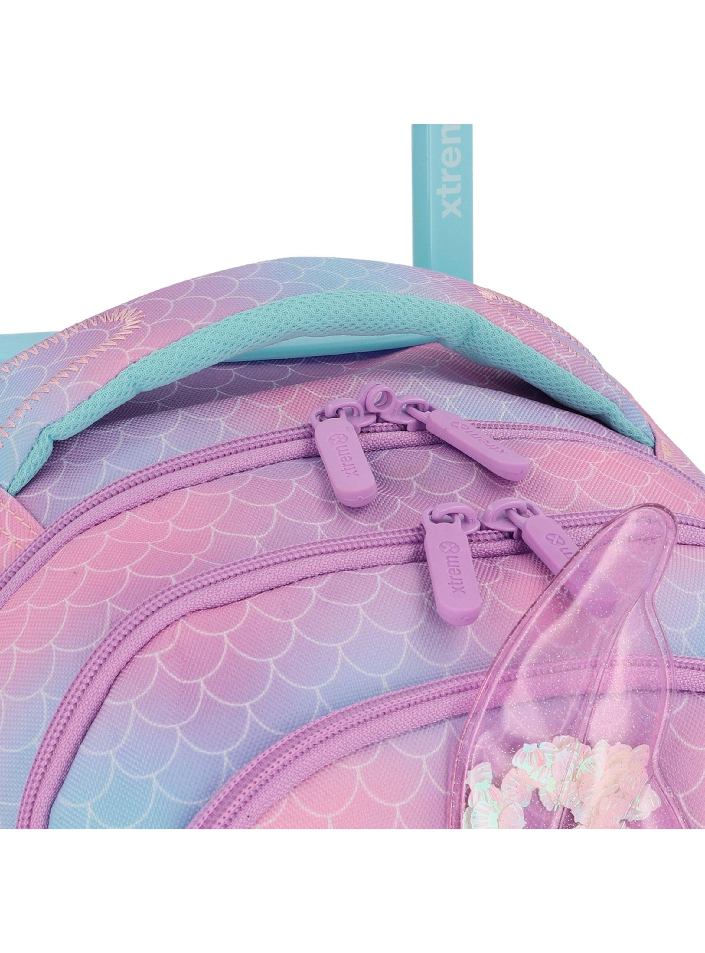 Mochila con ruedas Xtrem Cross 6XT Sirena Lila-7