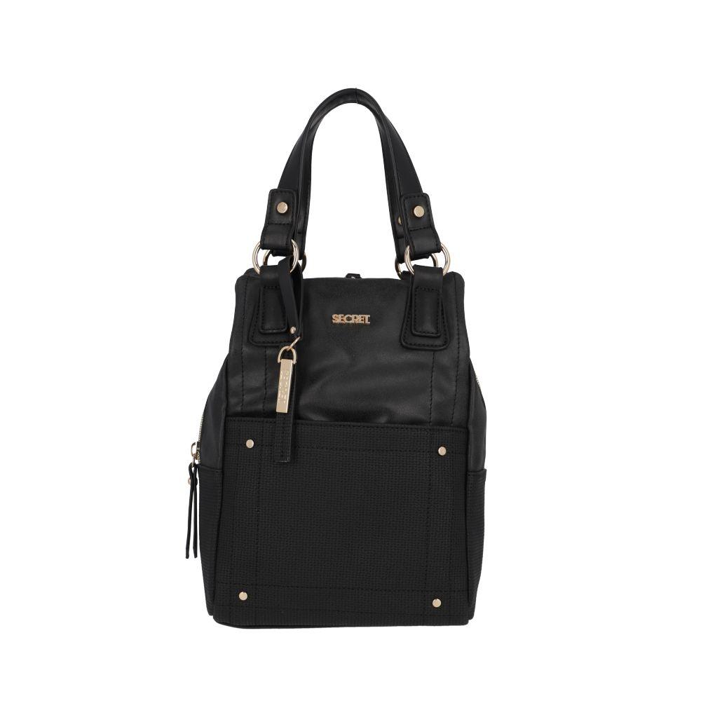 Mochila Manhattan Casual Negro Secret M  CV-0