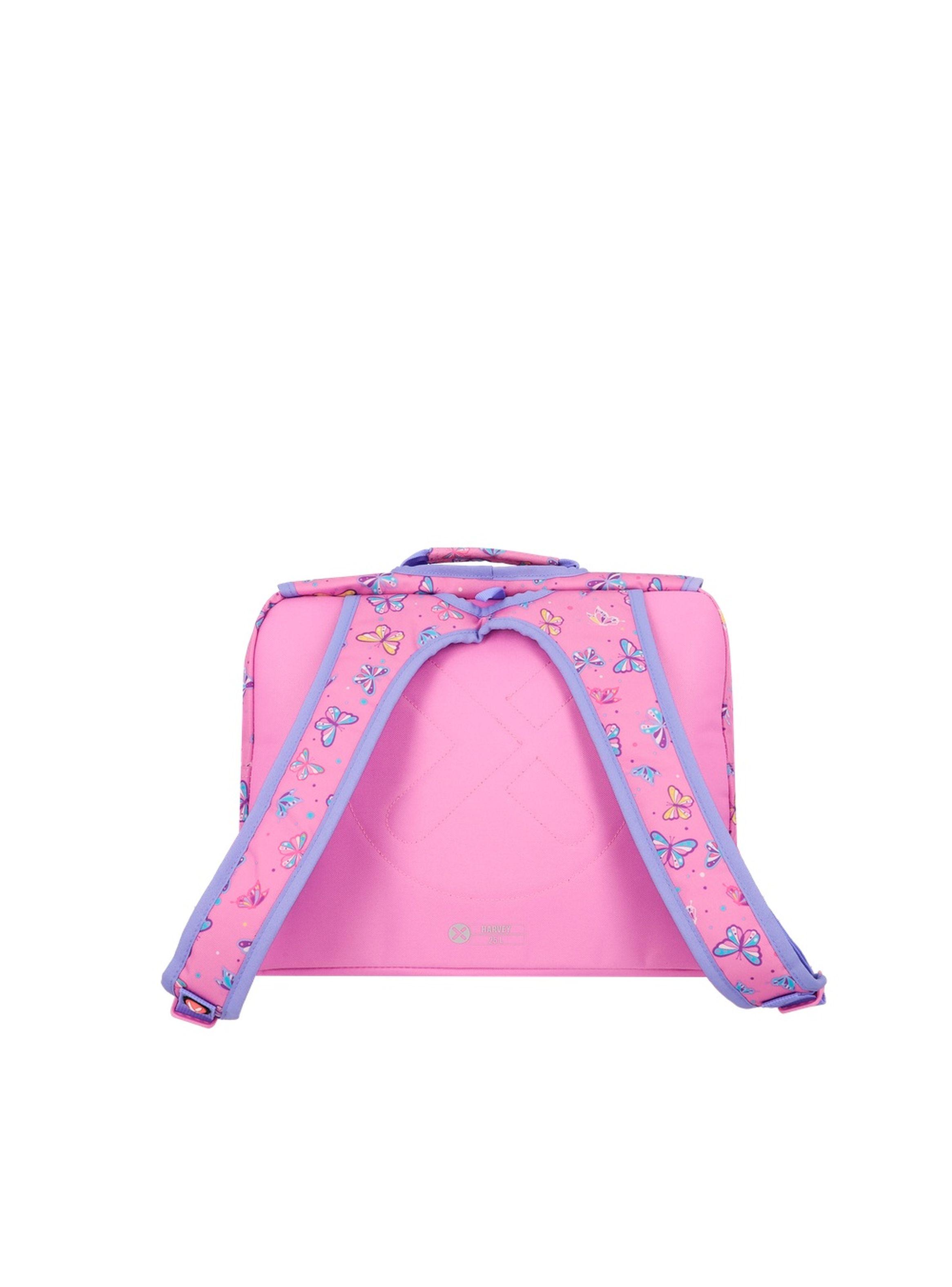 Mochila Xtrem Harvey 6XT Mariposas Rosado/Morado-2