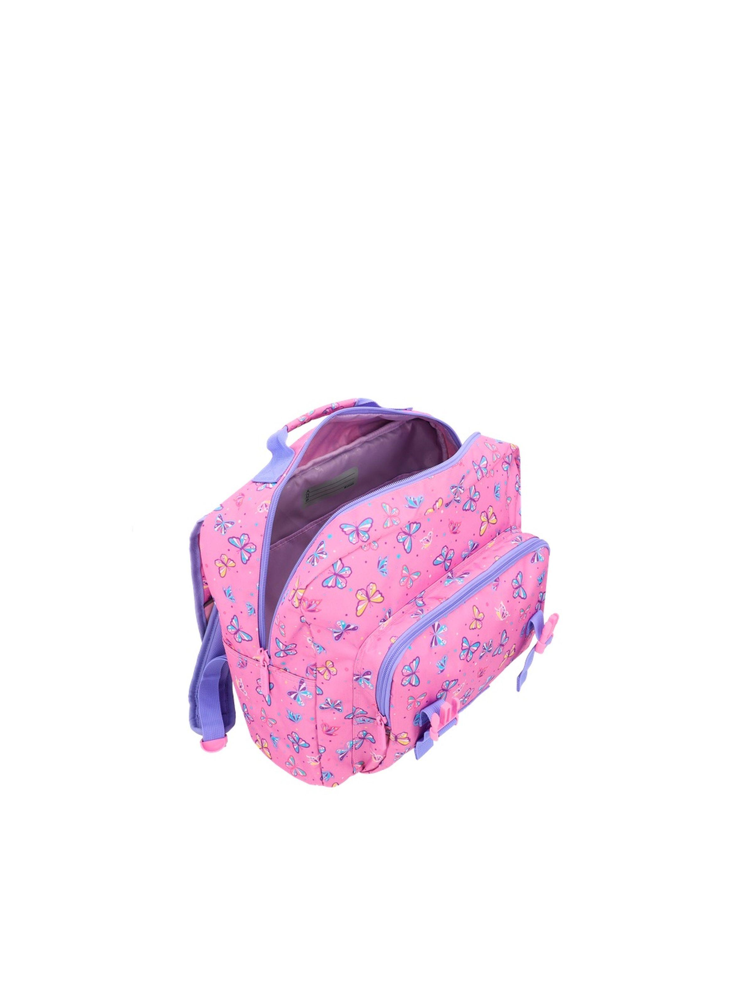 Mochila Xtrem Harvey 6XT Mariposas Rosado/Morado-3