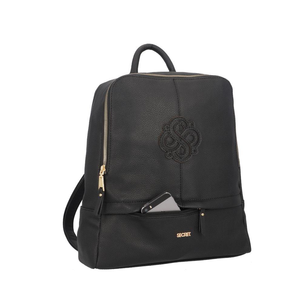 Mochila Genova Casual Negro Secret L-8