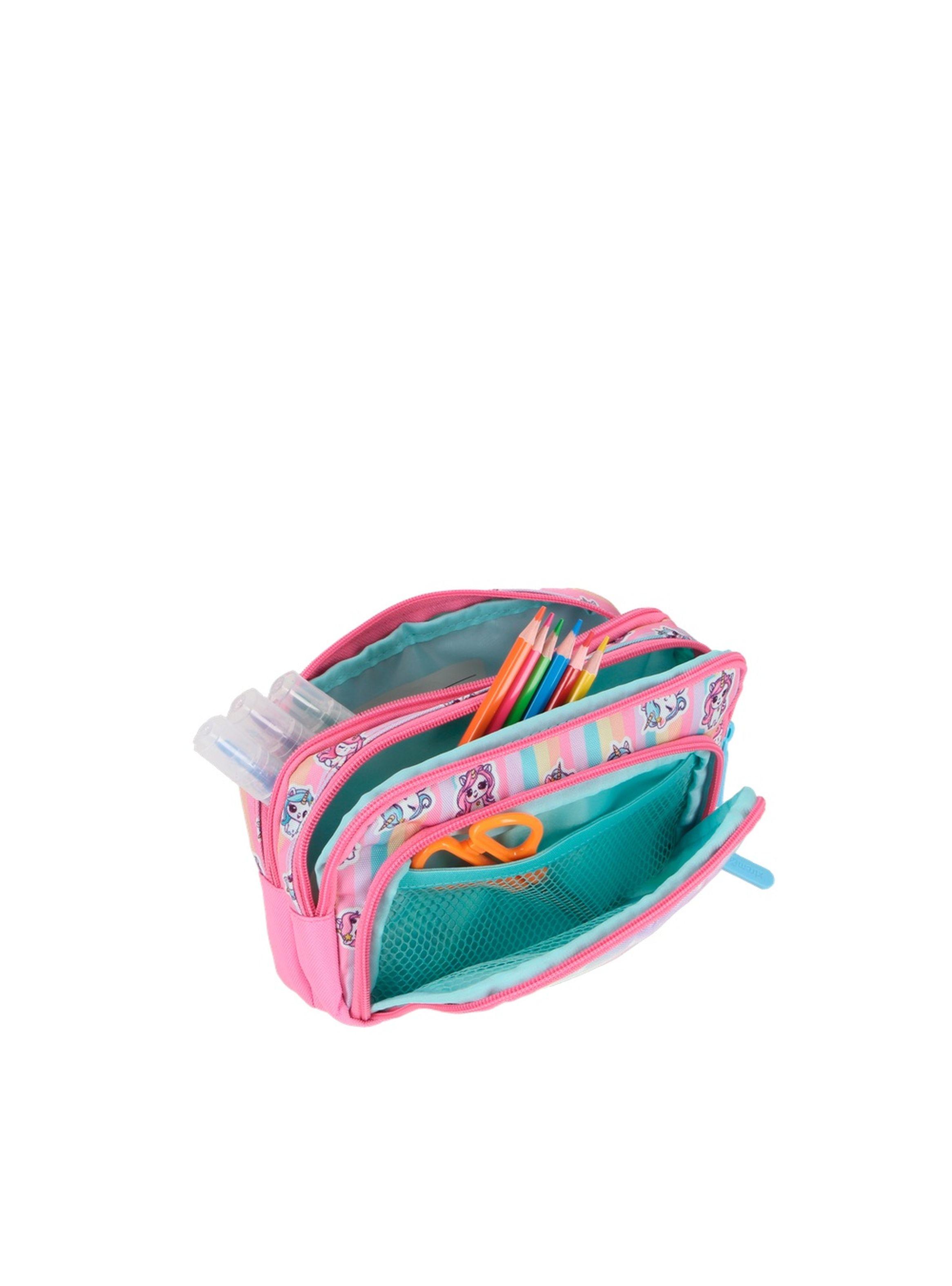 Estuche Xtrem Zip-Art 6XT Unicornio Multicolor-3