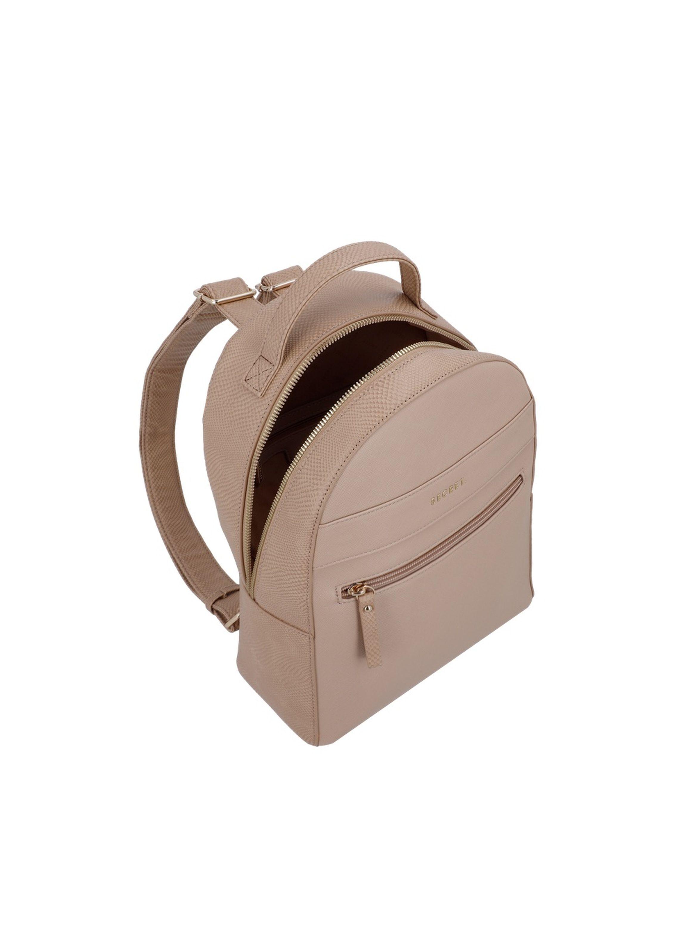 Mochila de Mujer Secret Albacete SC7 Mediana Beige-3