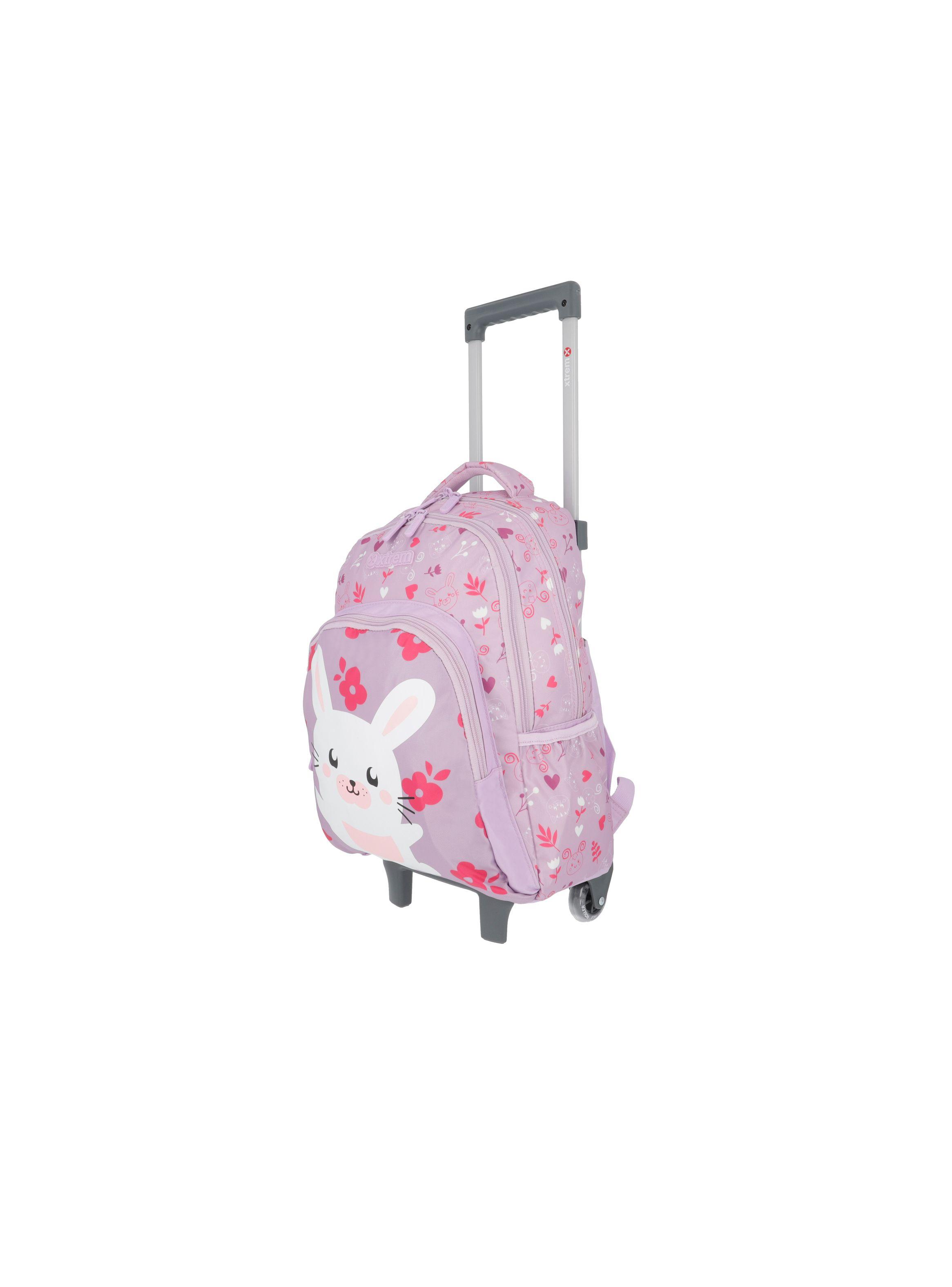 Mochila con ruedas Niña Xtrem Lincoln 4XT Morado-1