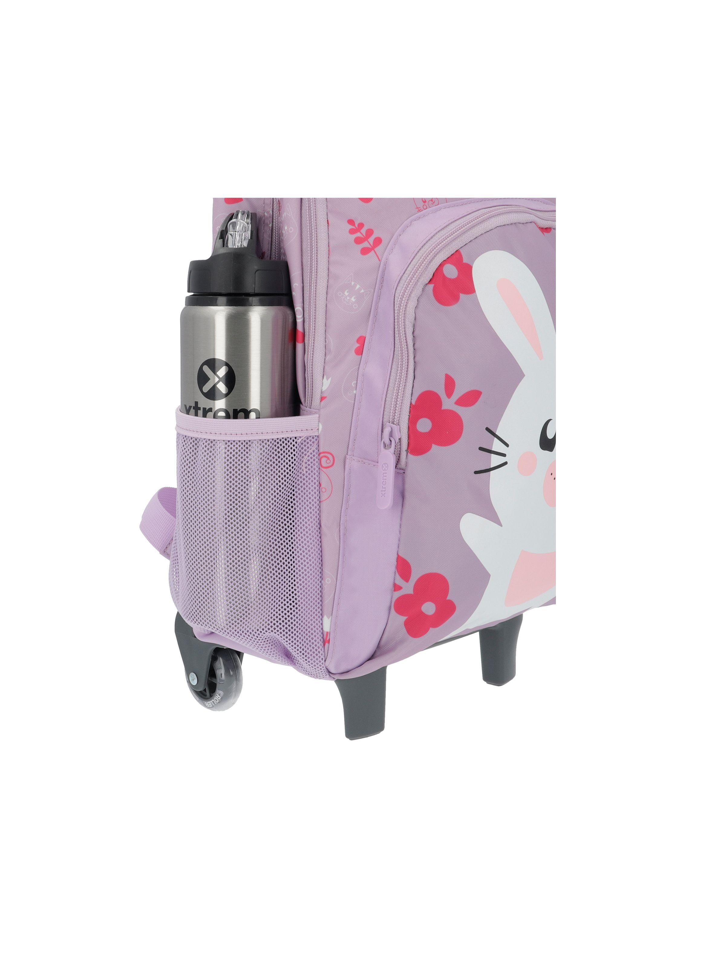 Mochila con ruedas Niña Xtrem Lincoln 4XT Morado-5