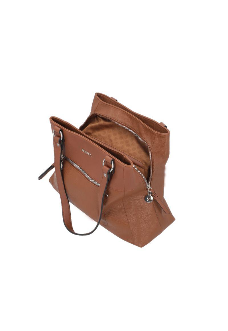 Cartera de hombro Melrose café L-10