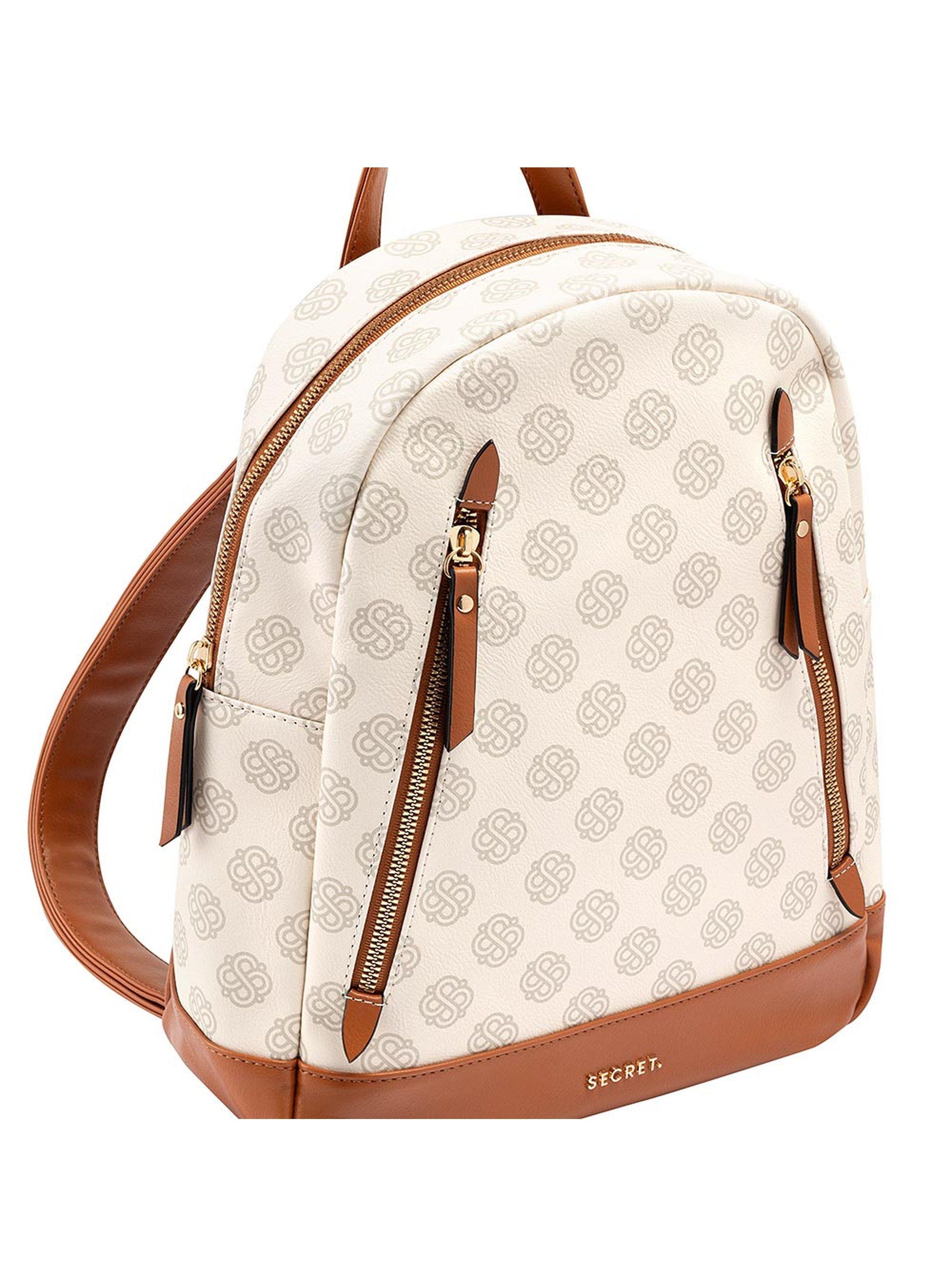 Mochila Secret Toulouse FW24 Beige L-6