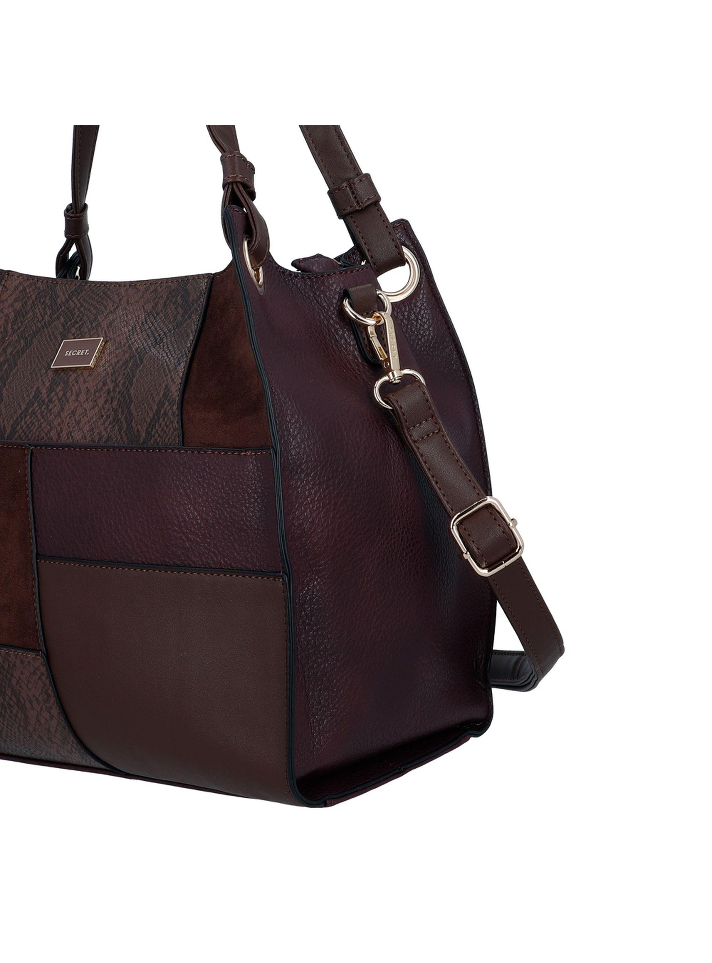 Cartera de hombro Secret Cracovia ST6 L Café-4