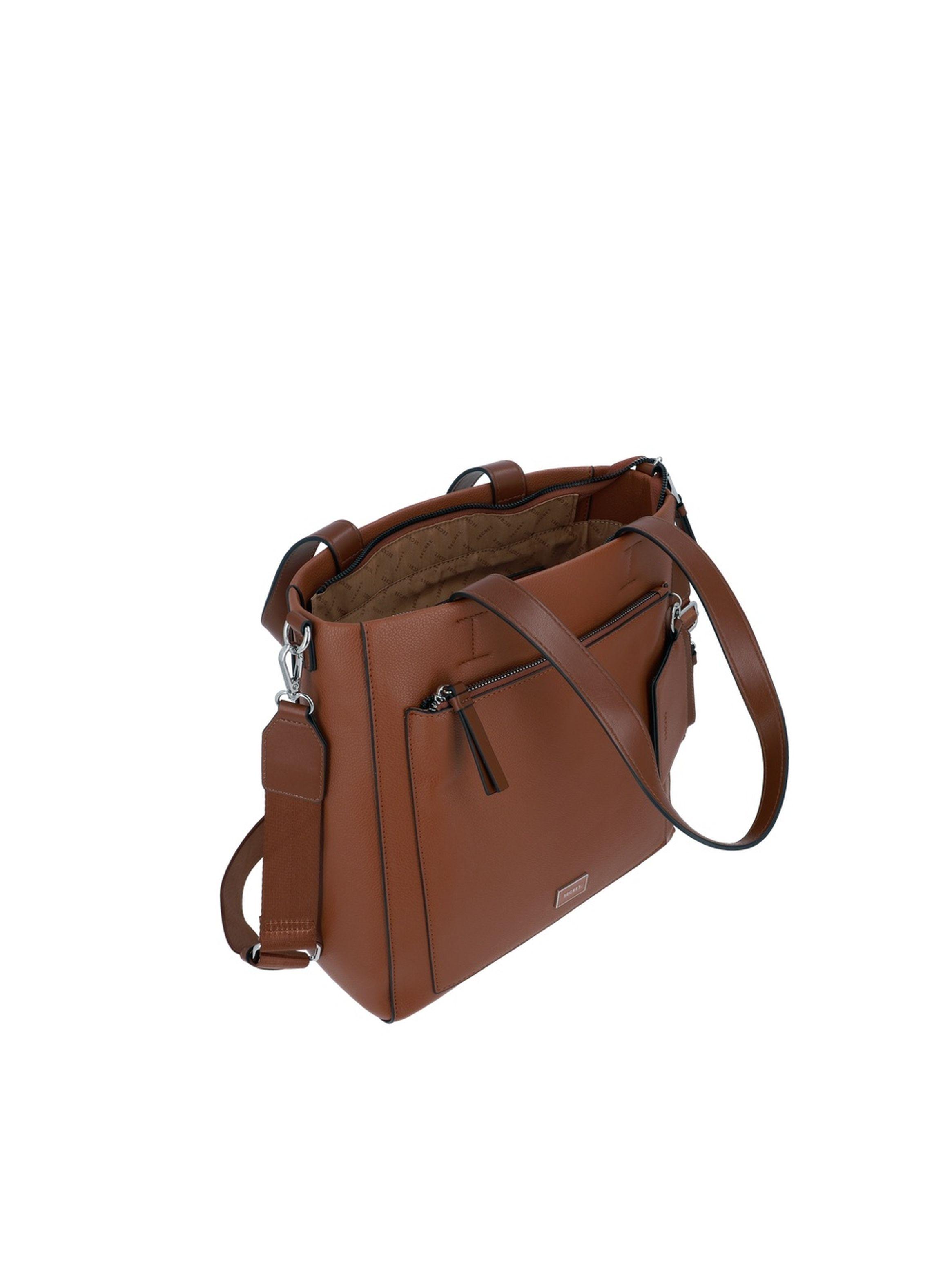 Cartera Tote Secret Nara ST6 M Café-3