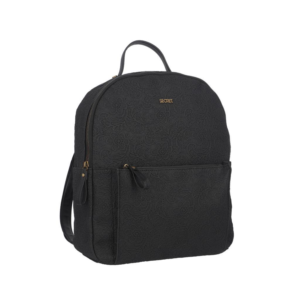 Mochila Mumbai Casual Negro Secret L-3
