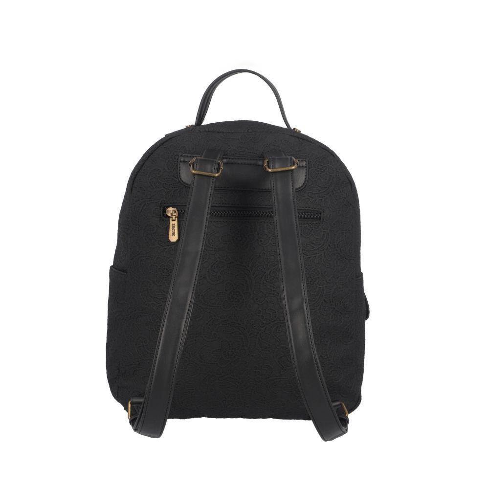 Mochila Mumbai Casual Negro Secret L-7