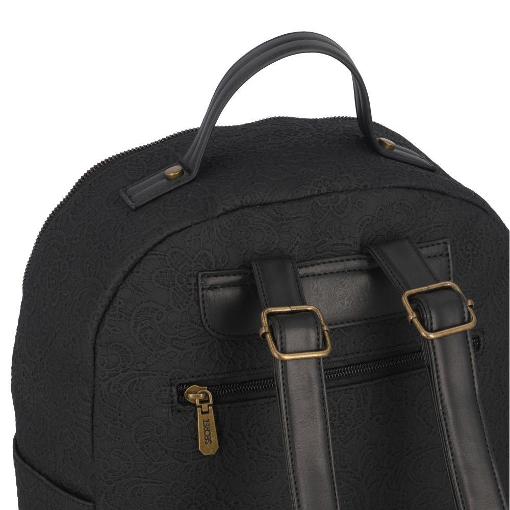 Mochila Mumbai Casual Negro Secret L-12