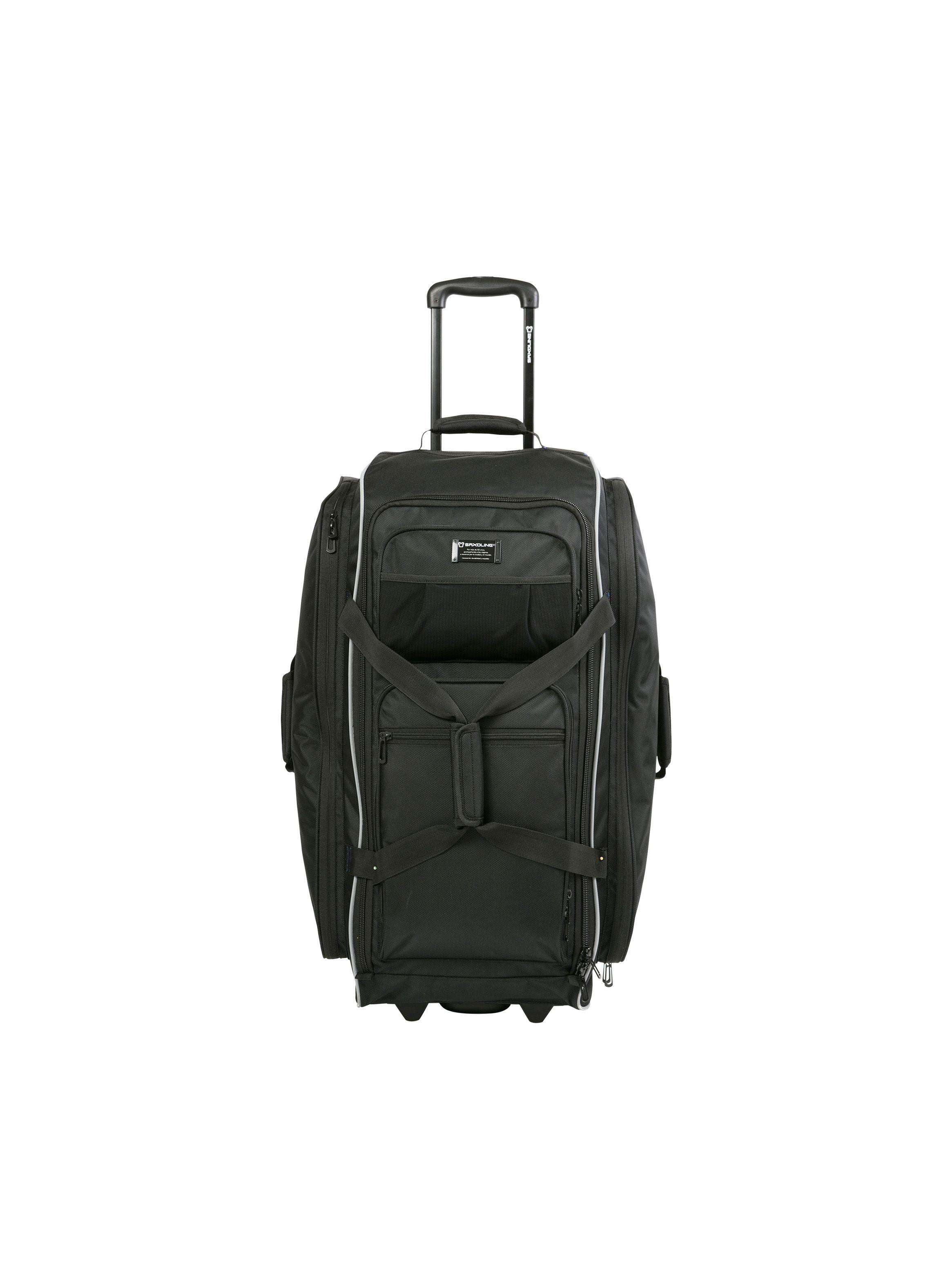 Bolso de Viaje con ruedas Saxoline Tanker L Negro-0
