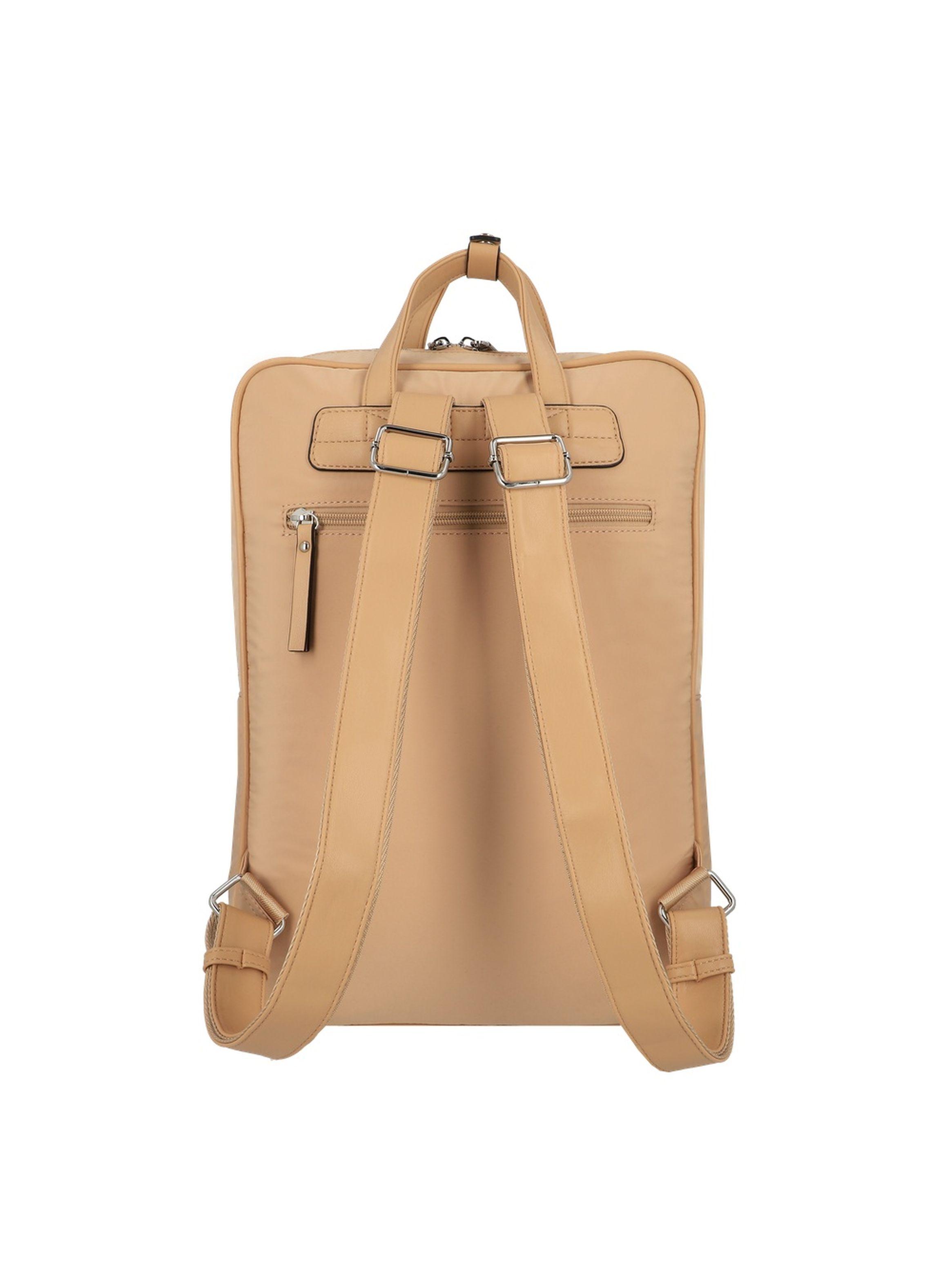 Mochila Notebook Secret Pipa SC6 Beige 15"-2