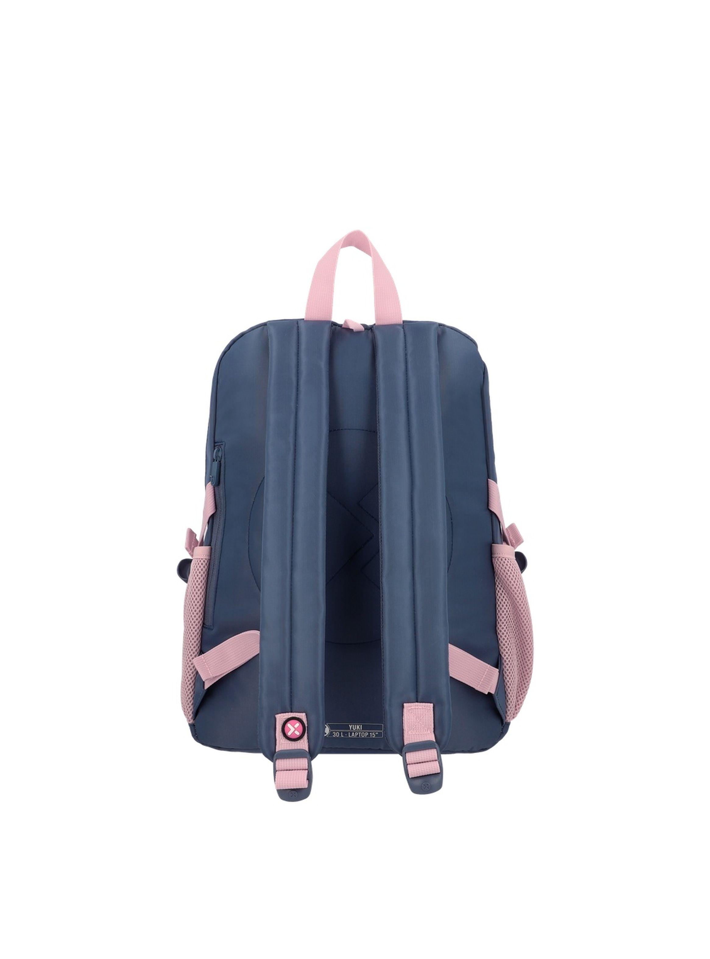 Mochila Notebook Xtrem Yuki 6XT Azul/Rosado 15"-2