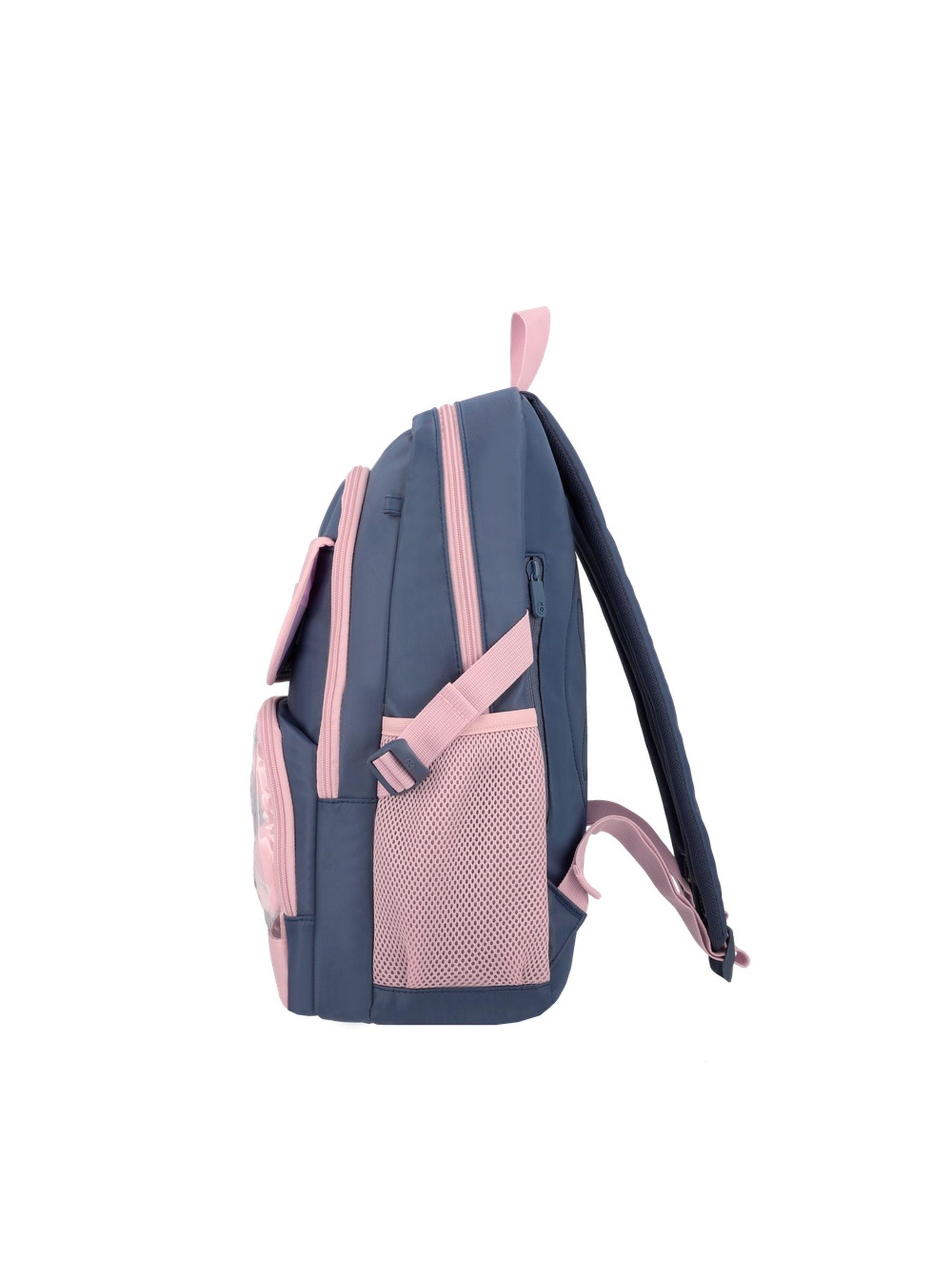 Mochila Notebook Xtrem Yuki 6XT Azul/Rosado 15"-4