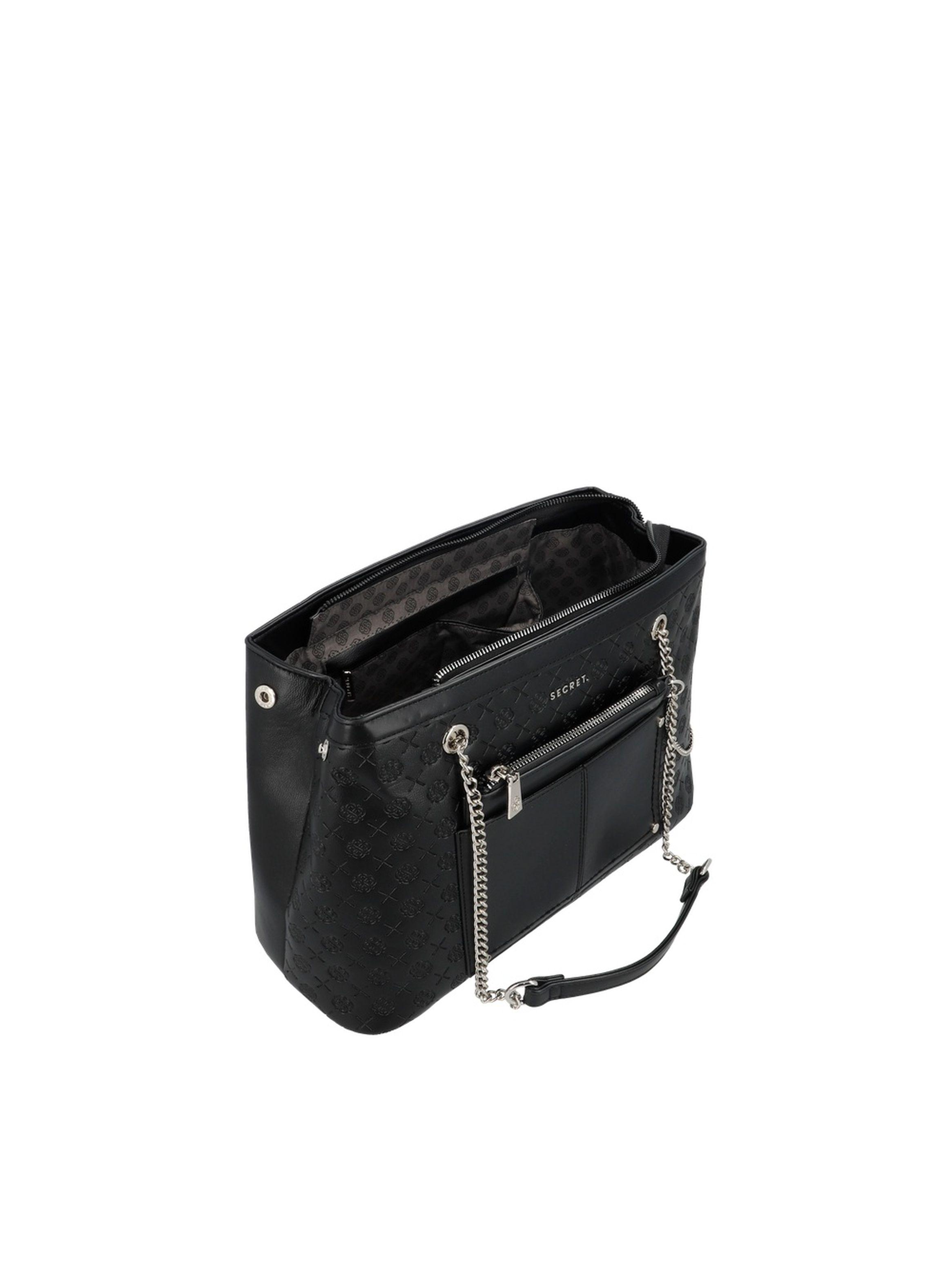 Cartera de hombro Secret Polonia FW25 L Negro-3