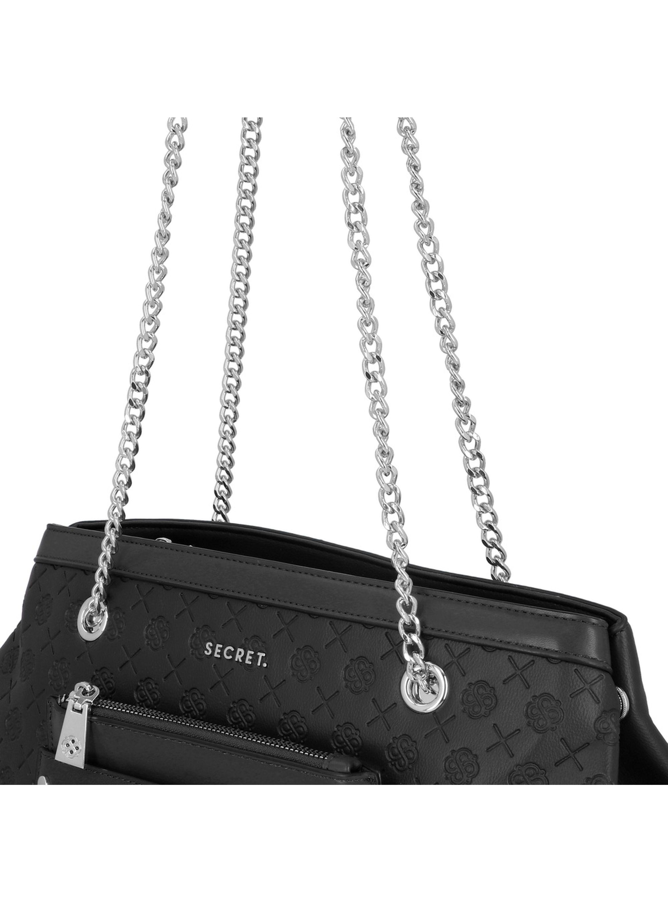 Cartera de hombro Secret Polonia FW25 L Negro-4