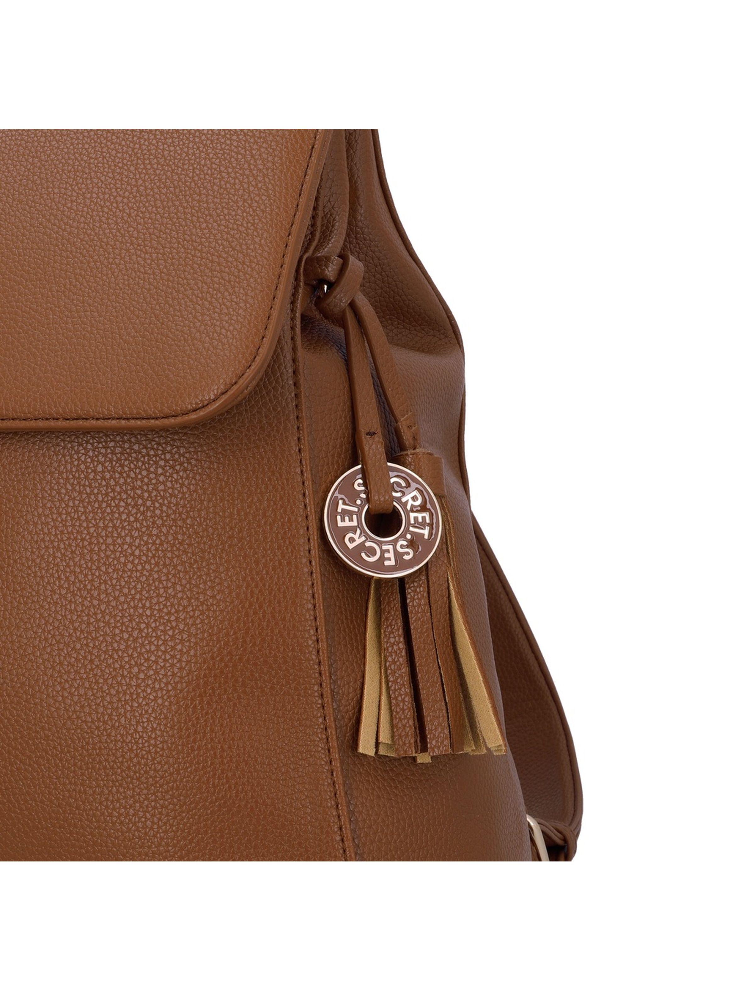 Mochila Secret Cork ST6 M Café-5