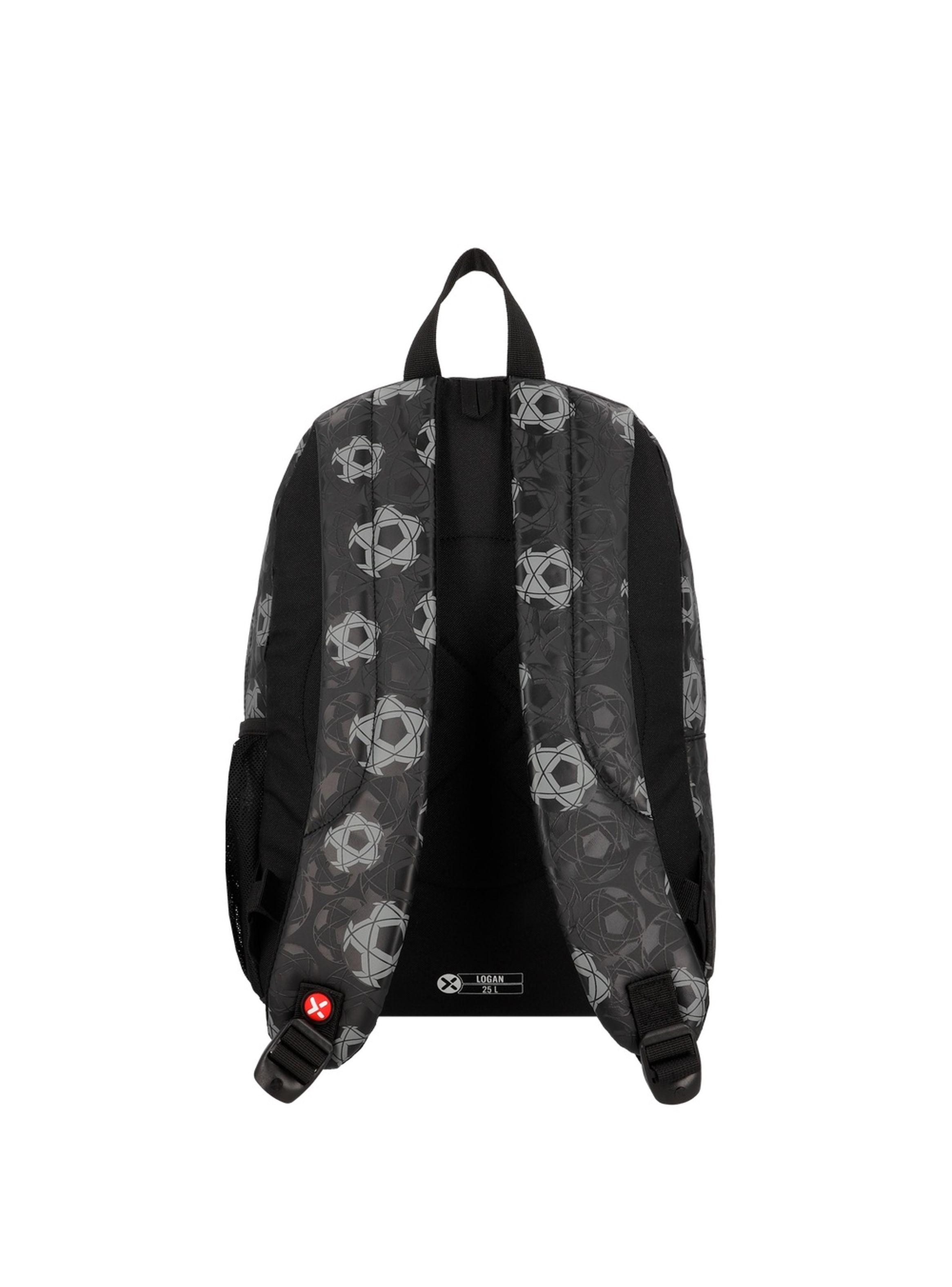Mochila Xtrem Logan 6XT Fútbol Negro-2