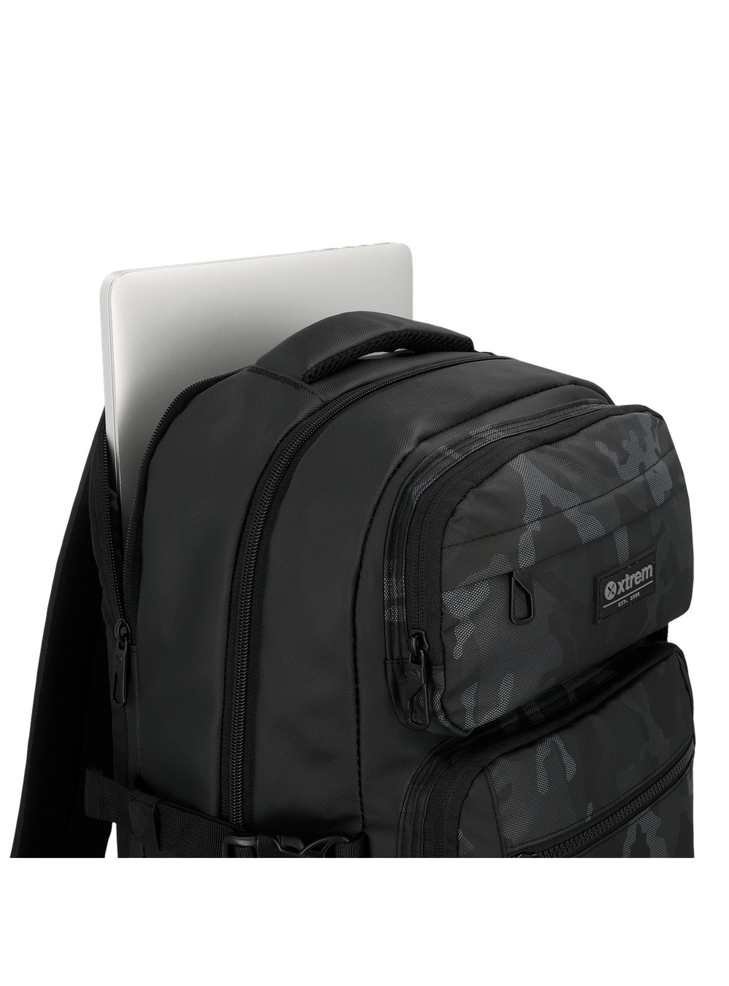 Mochila Notebook Xtrem Denver 6XT Gris Militar 16"-7