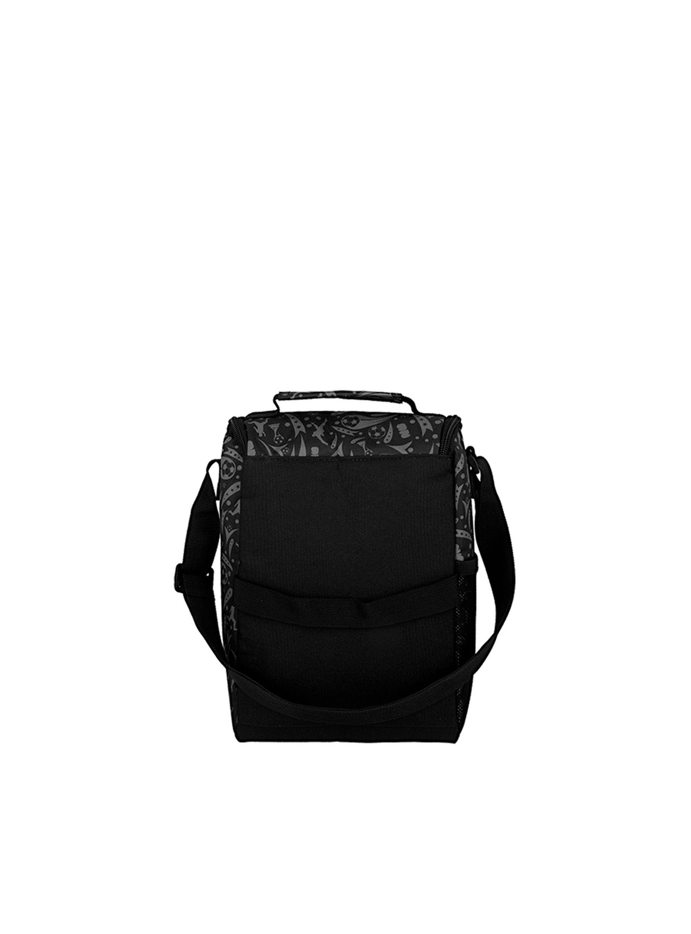 Lonchera Térmica Xtrem Froster 6XT Fútbol Negro/Gris-2