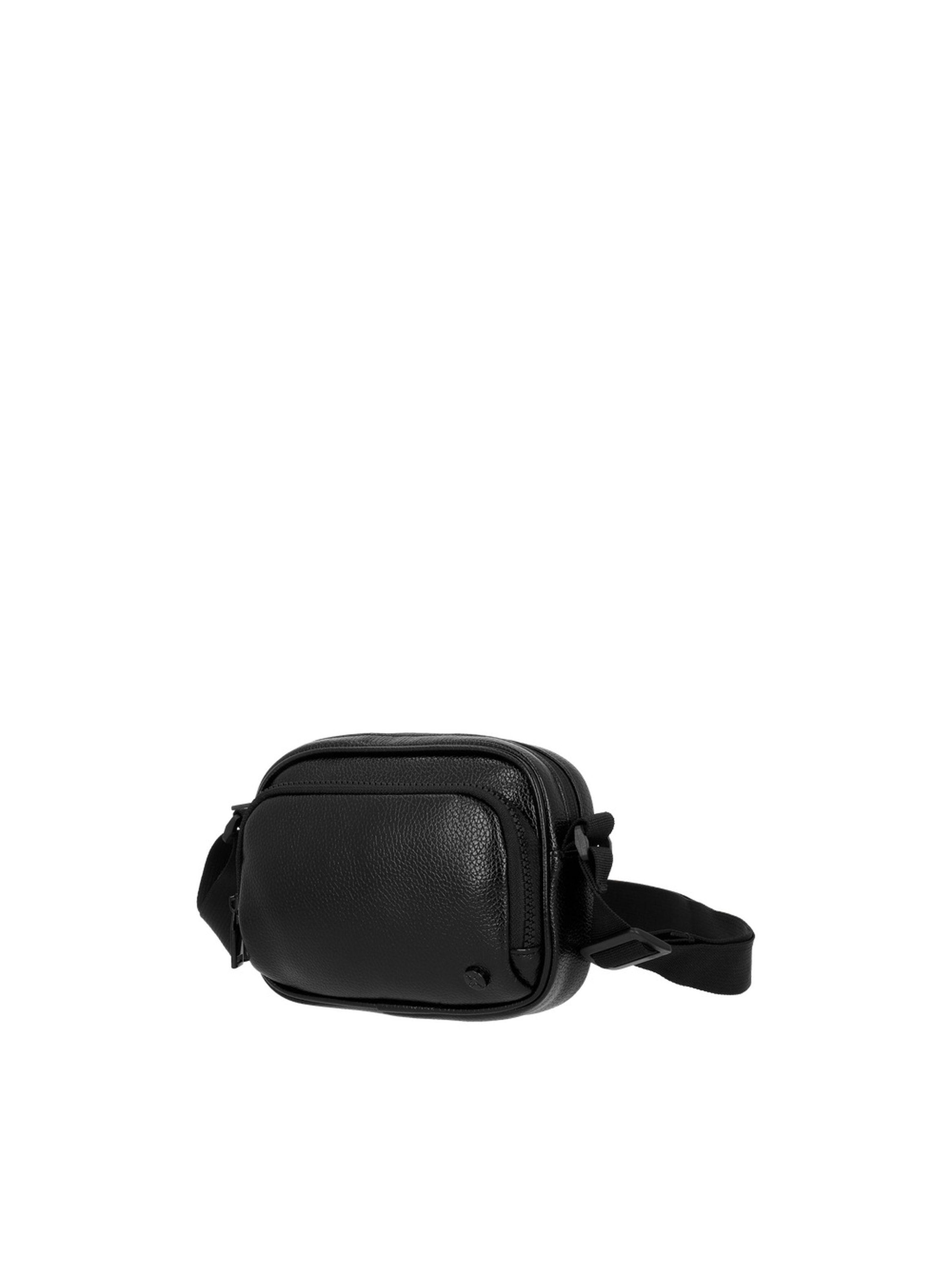 Cartera Bandolera Xtrem Dana 7XT Pequeña Negra Brillante-1