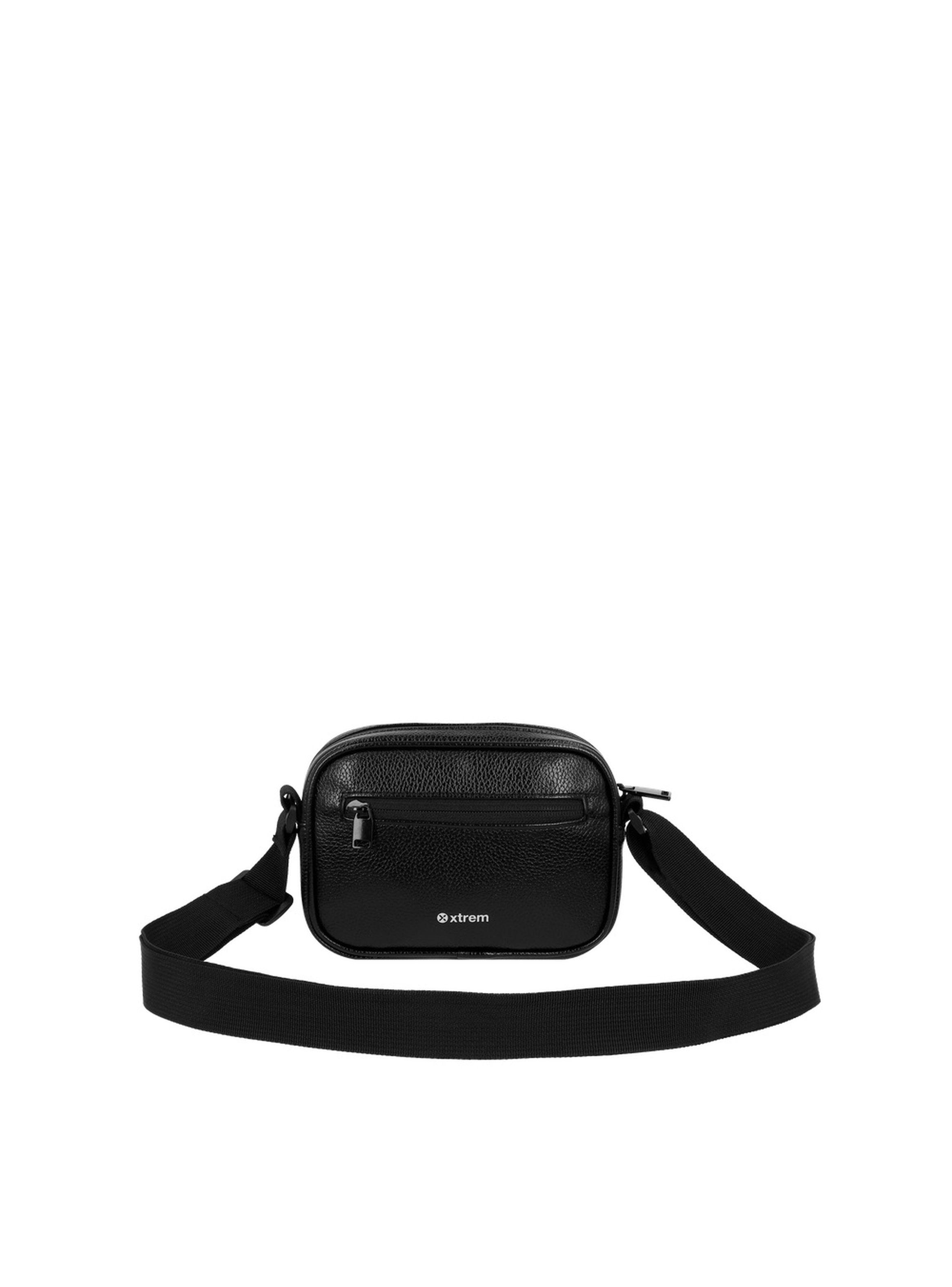Cartera Bandolera Xtrem Dana 7XT Pequeña Negra Brillante-2