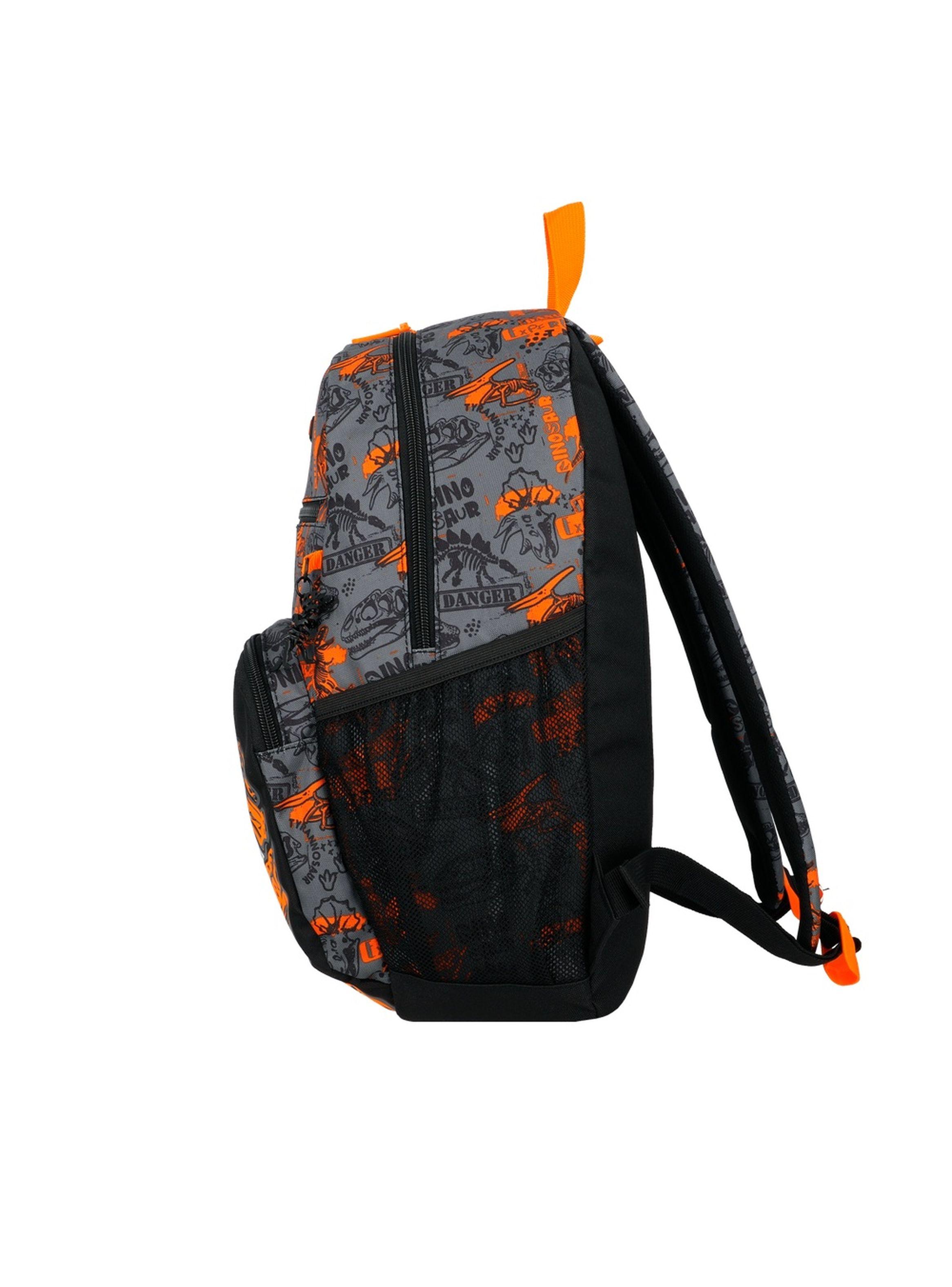 Mochila Xtrem Bolt 6XT Dino Naranjo-4
