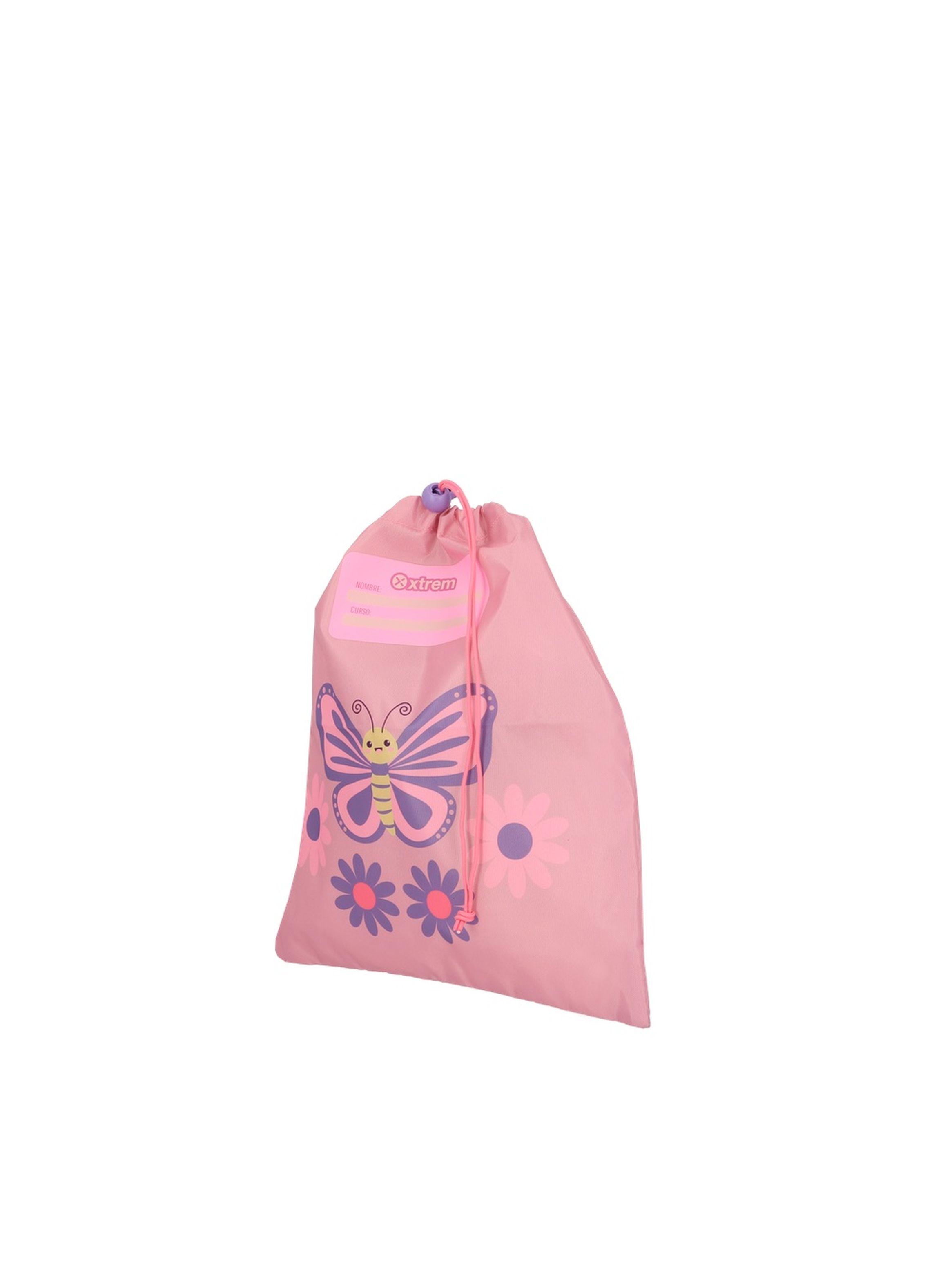 Minipack 6XT Mochila Niña Xtrem Mariposas Rosado-5