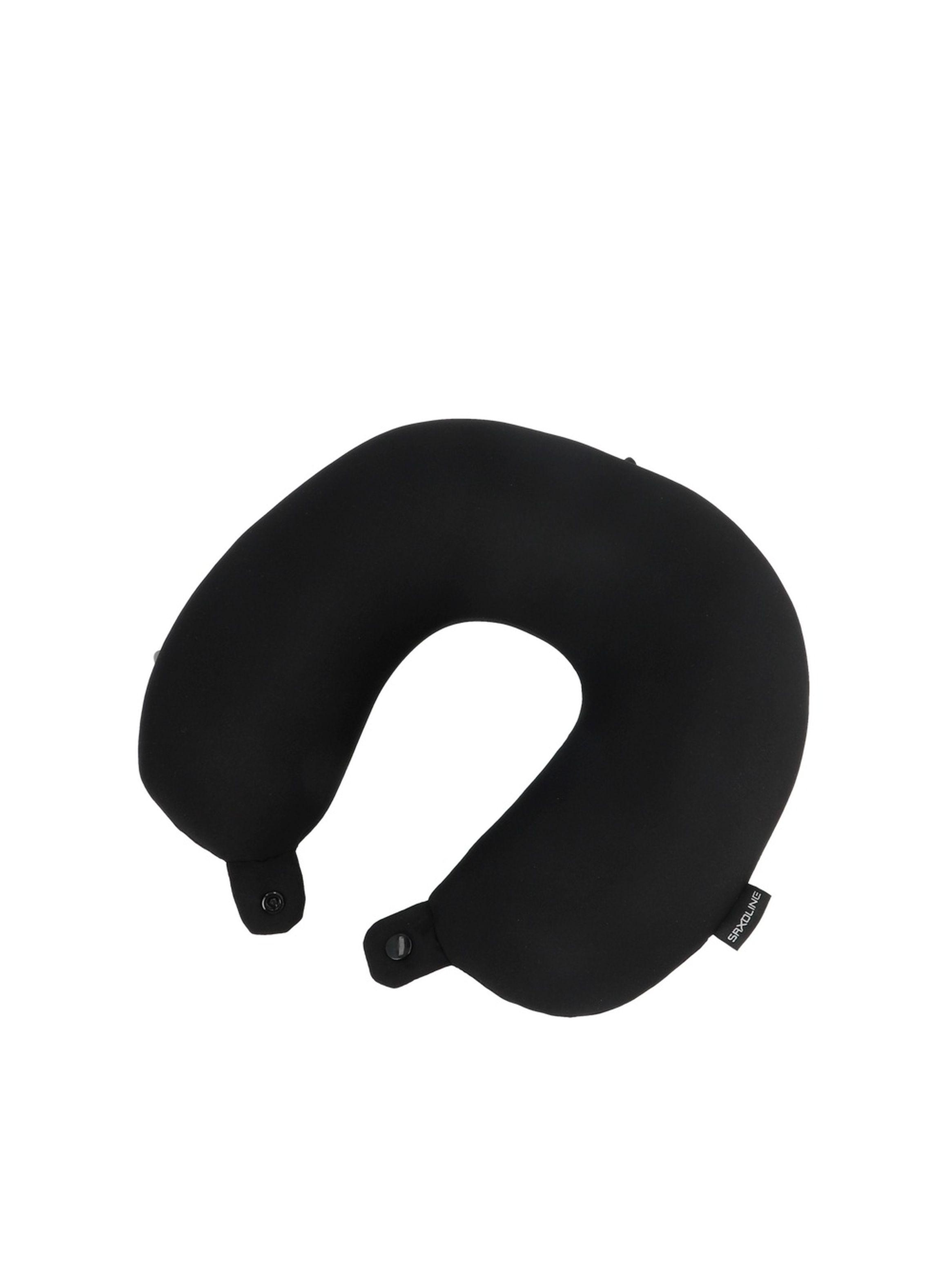 Almohada Cervical Inteligente para Viaje Saxoline Negro-2
