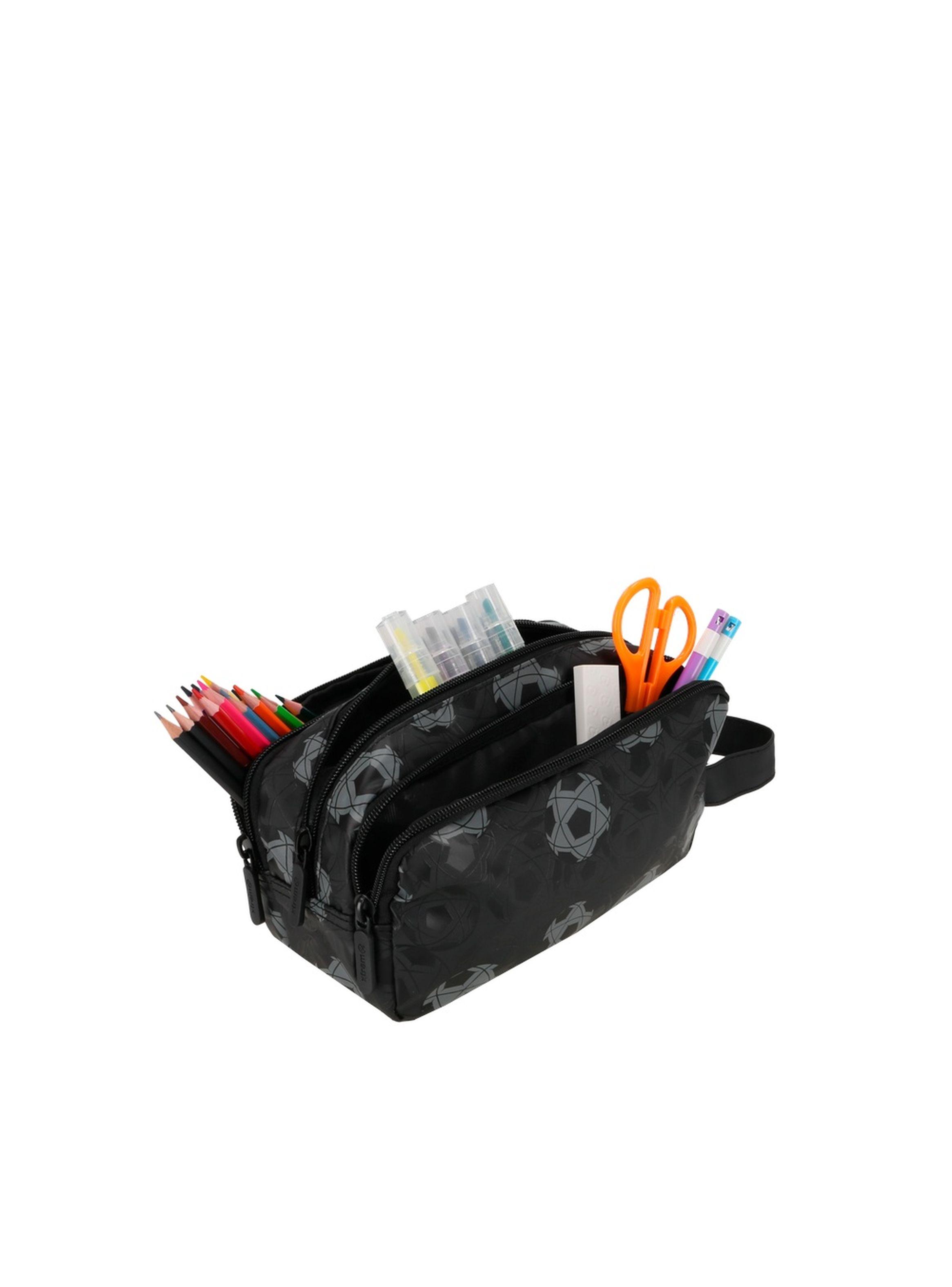 Estuche Xtrem University+ 6XT Fútbol Negro-3