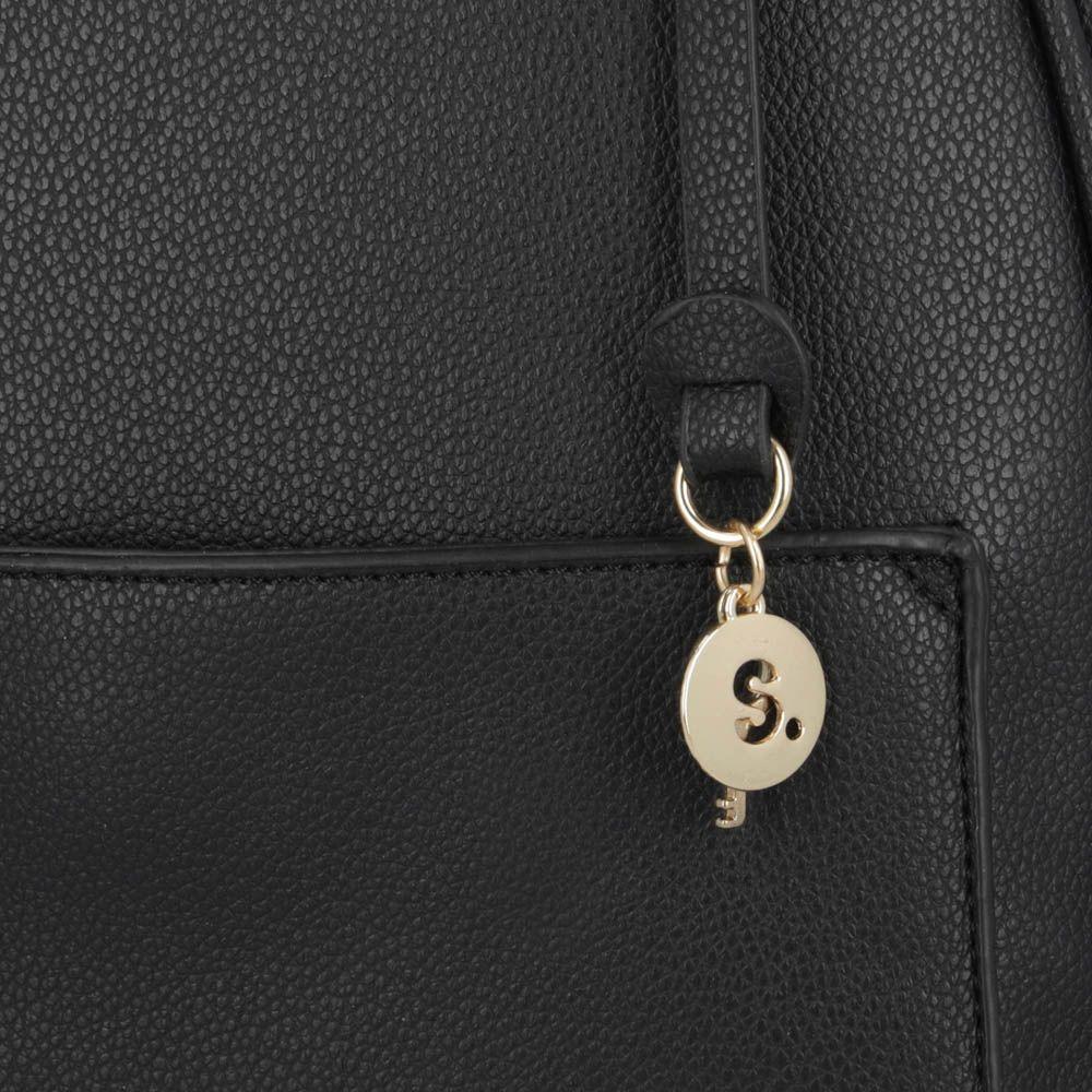 Mochila Mujer Maine Negra Secret-7