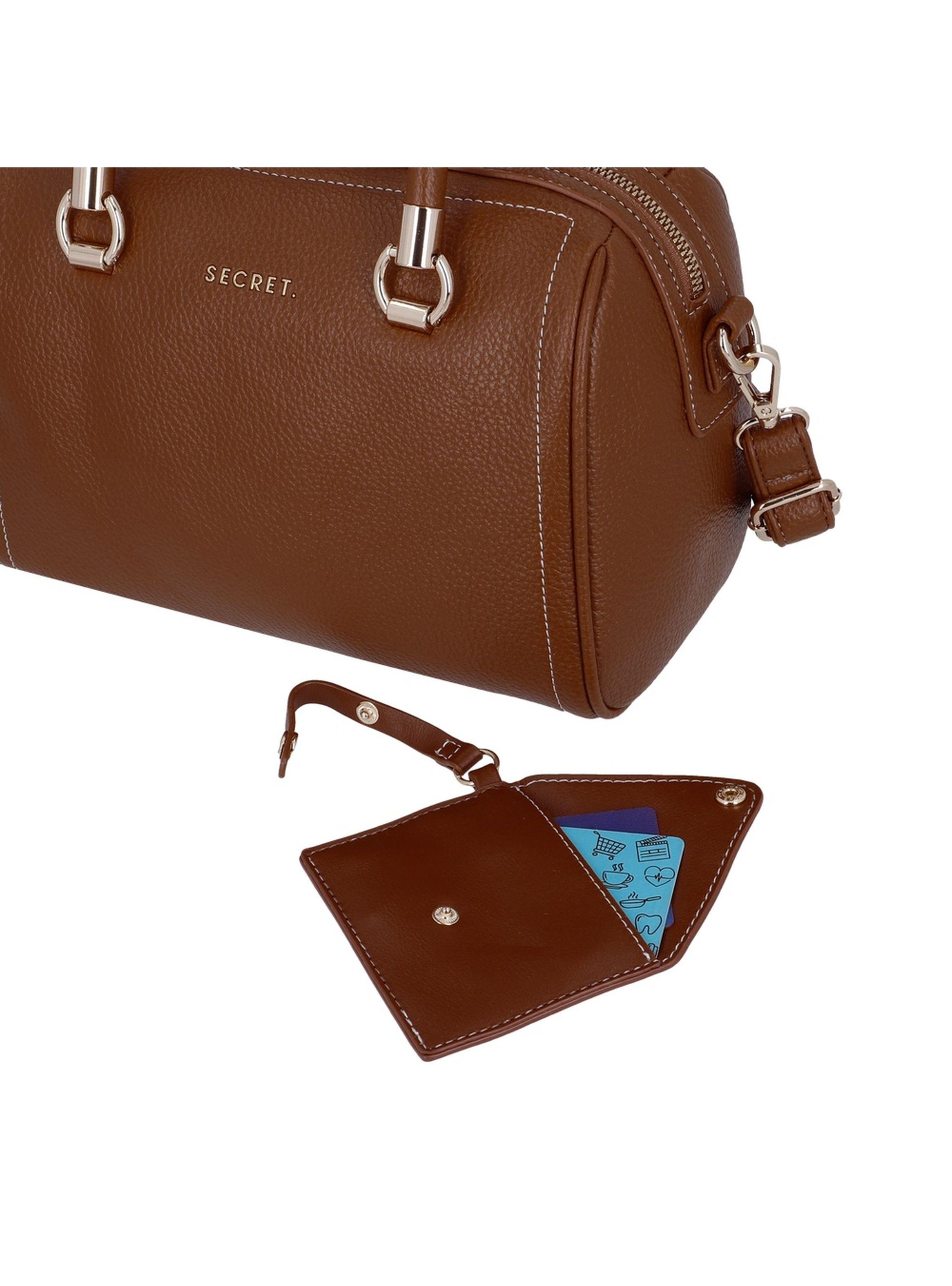 Cartera de mano Secret Dublin ST6 M Café-6