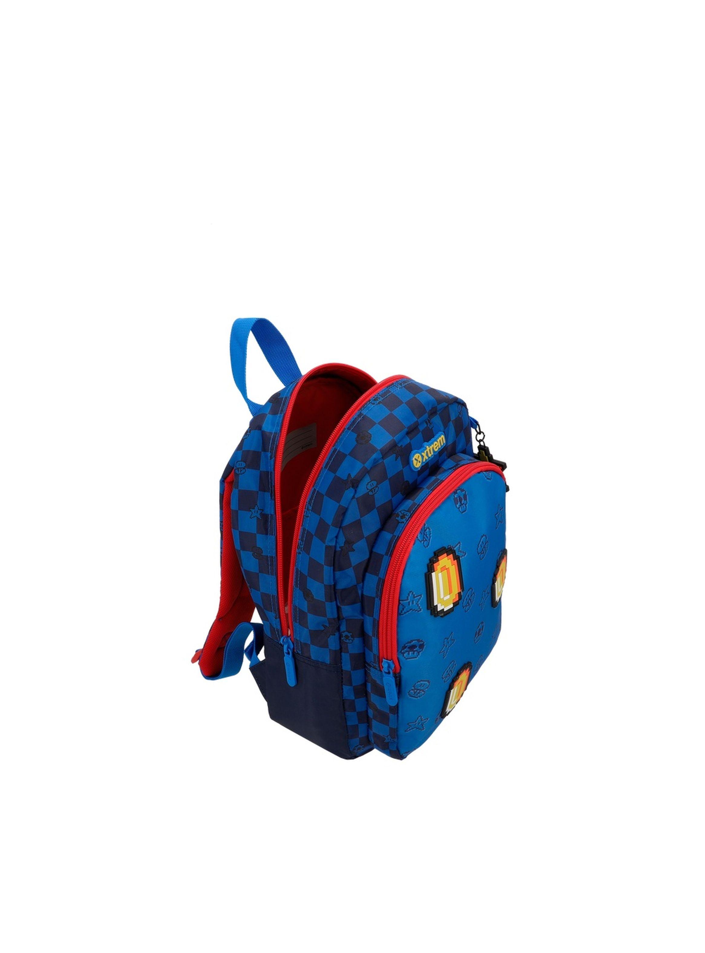 Mochila Xtrem Kinder 6XT Gamer Azul-3