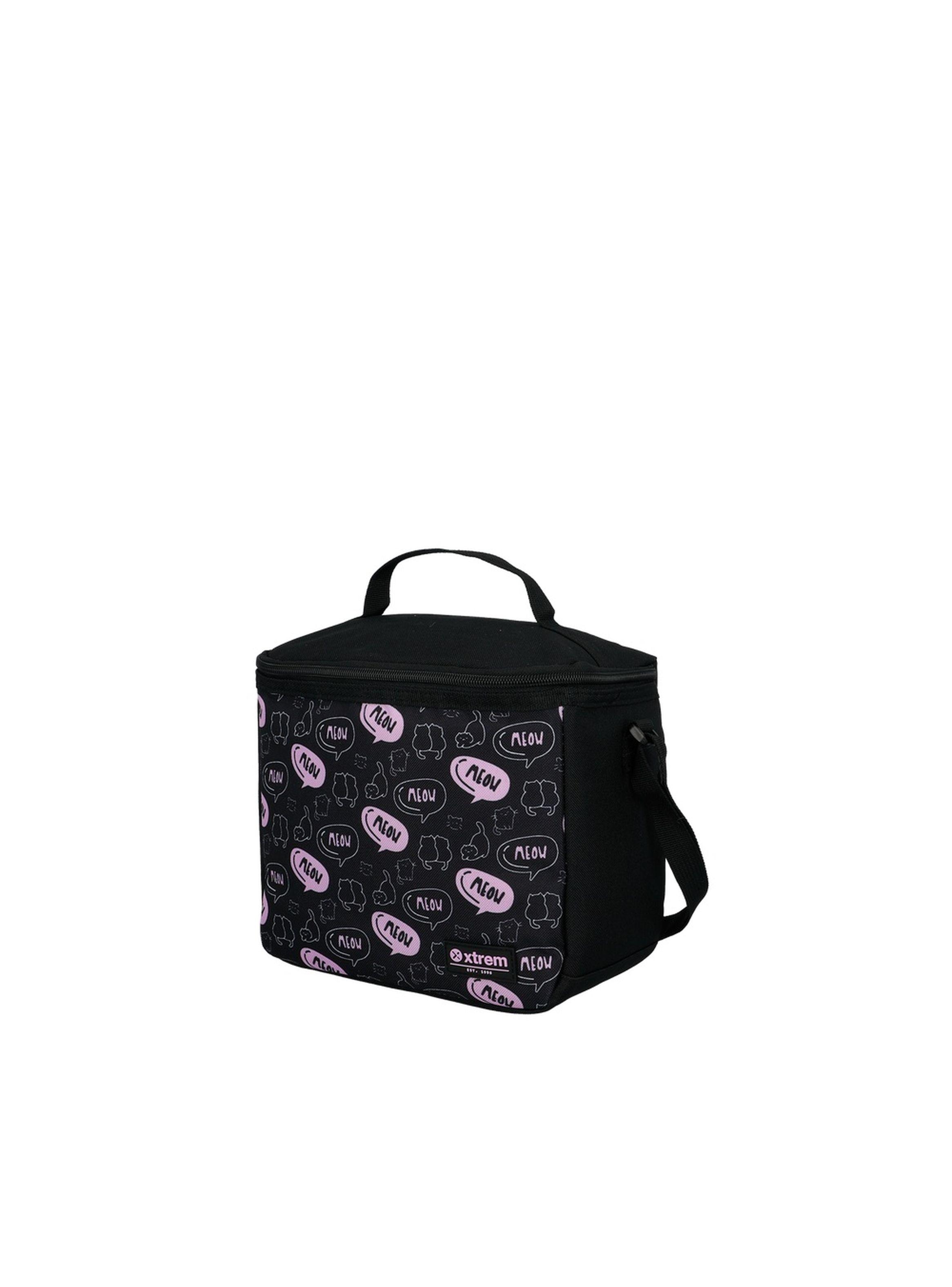 Megapack 6XT Mochila Niña Xtrem Gatos Negro/Morado-7